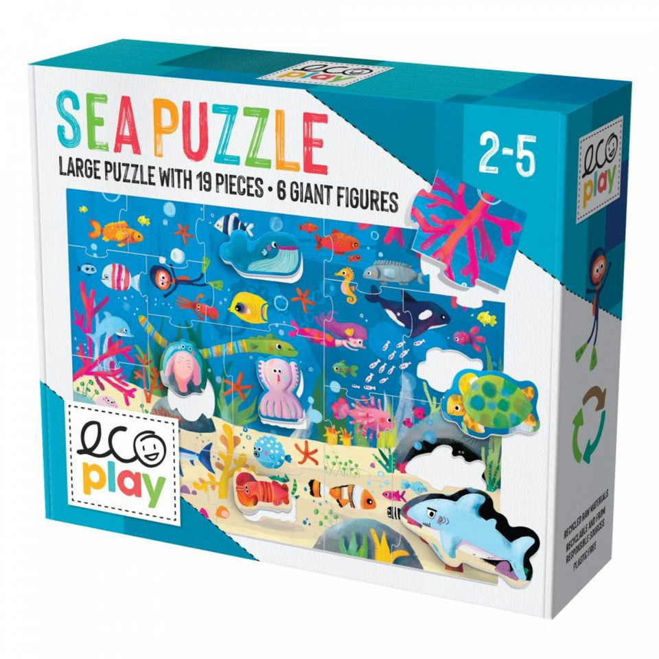 Headu Ecoplay - Puzzle Animalute In Ocean - 1 | YEO