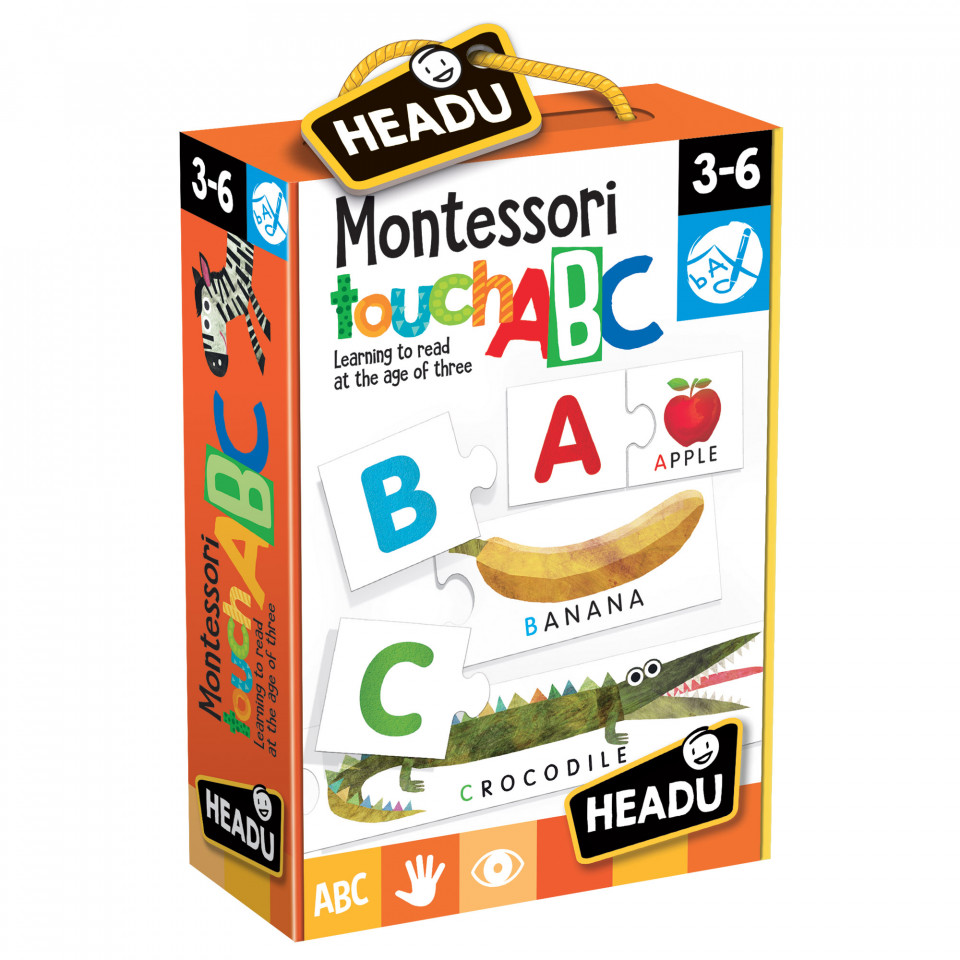 Headu Montessori - Joc Tactil Abc - 1 | YEO