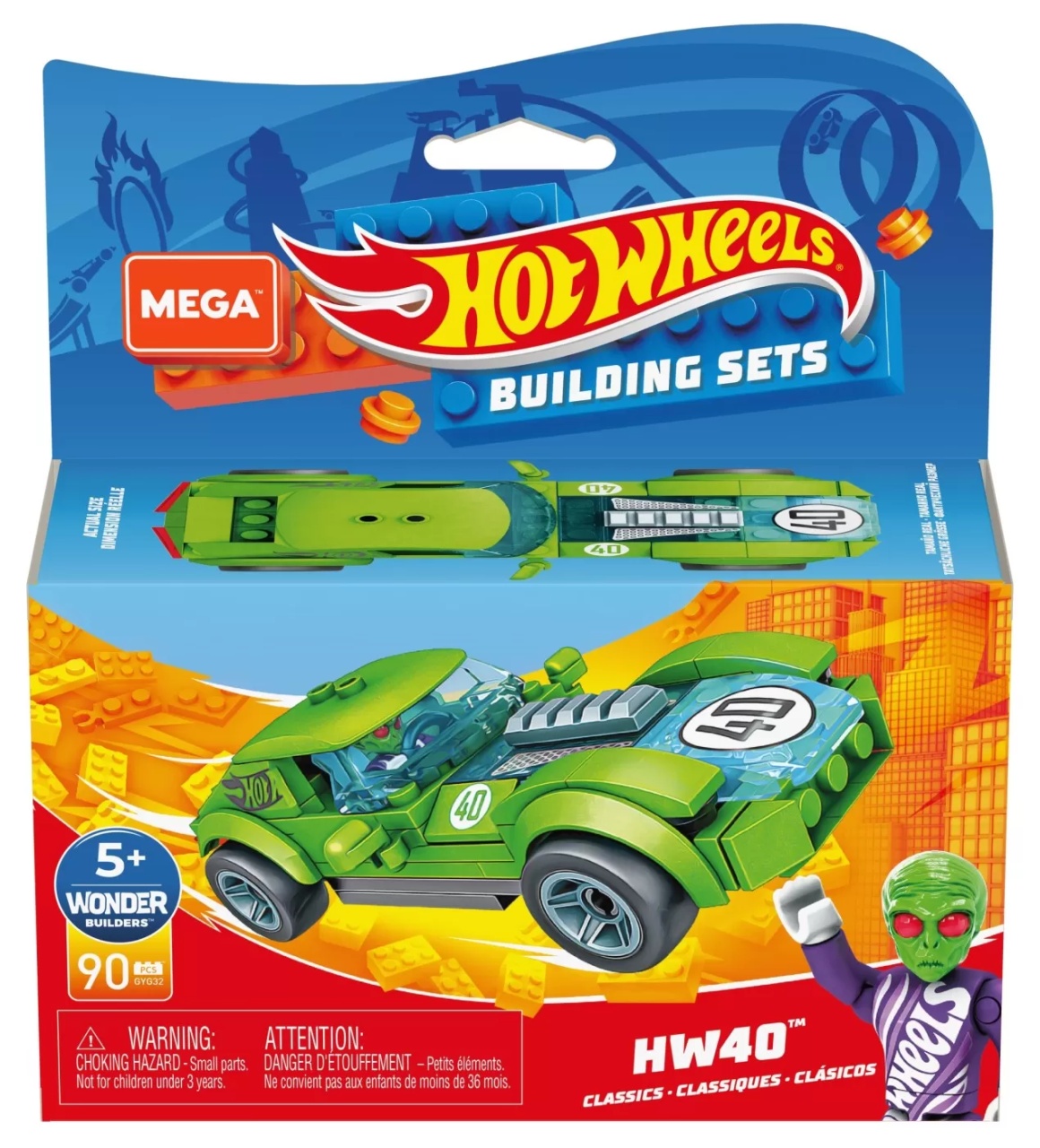 Hot Wheels Mega Masinuta Construibila Hw40