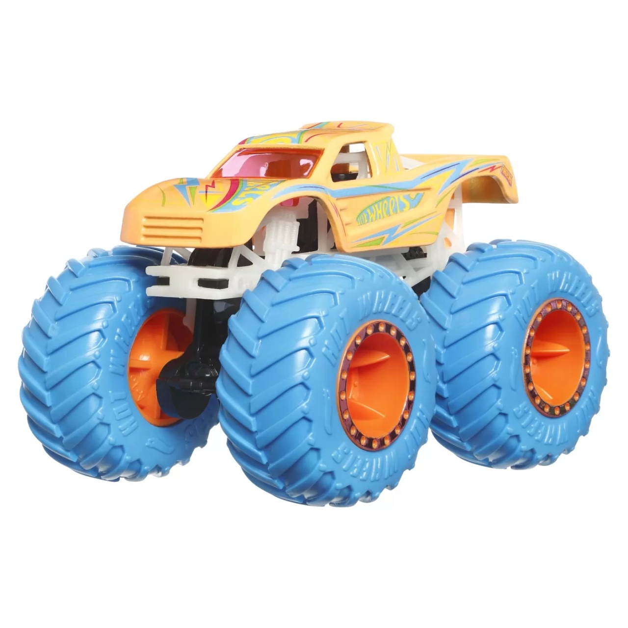 Hot Wheels Monster Truck Glow In The Dark Masinuta Podium Crasher Scara 1:64 - 2 | YEO