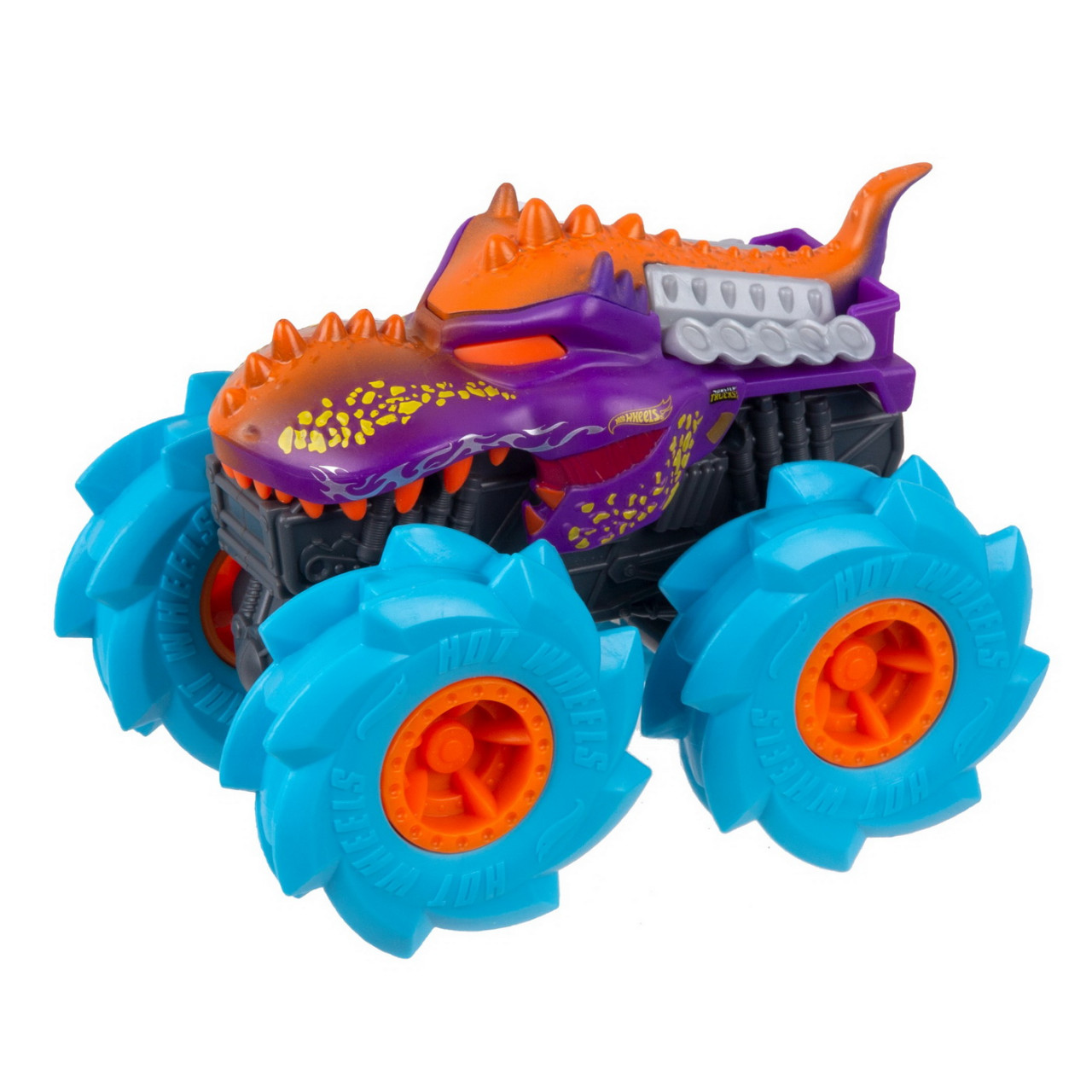 Hot Wheels Monster Truck Masinuta Twister Tredz Mega Wrex Albastru Scara 1:43 - 3 | YEO