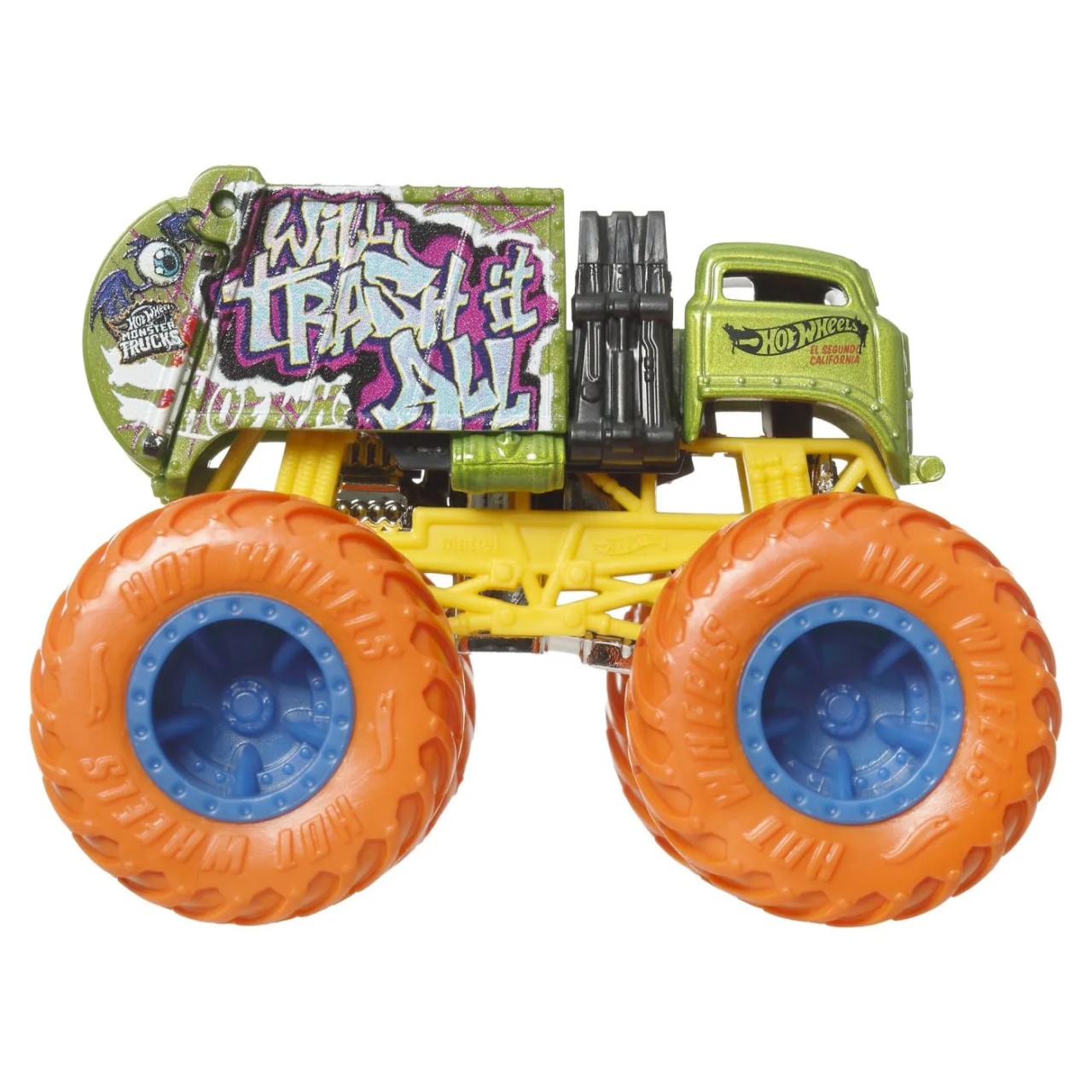 Hot Wheels Monster Truck Masinuta Will Trash It All Scara 1:64 - 2 | YEO