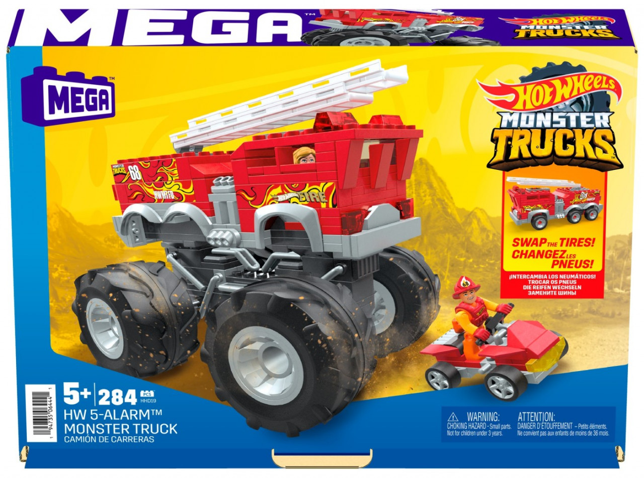 Hot Wheels Monster Truck Mega Set Constructie 5 Alarm - 1 | YEO