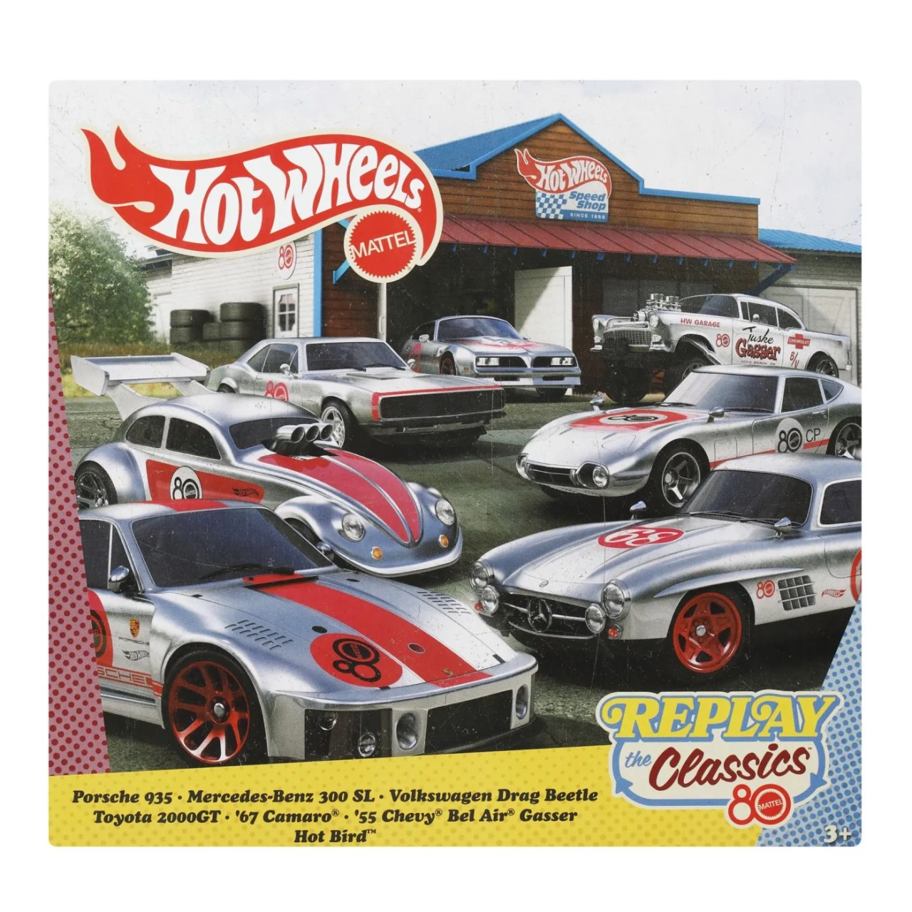 Hot Wheels Replay The Classic Set 7 Masinute Metalice Scara 1 La 64