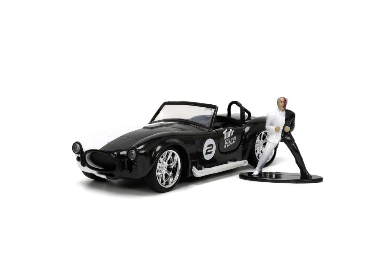 Jada Batman Set Figurina Two Face Si Masinuta Metalica Shelby Cobra 427 Scara 1:32 - 1 | YEO