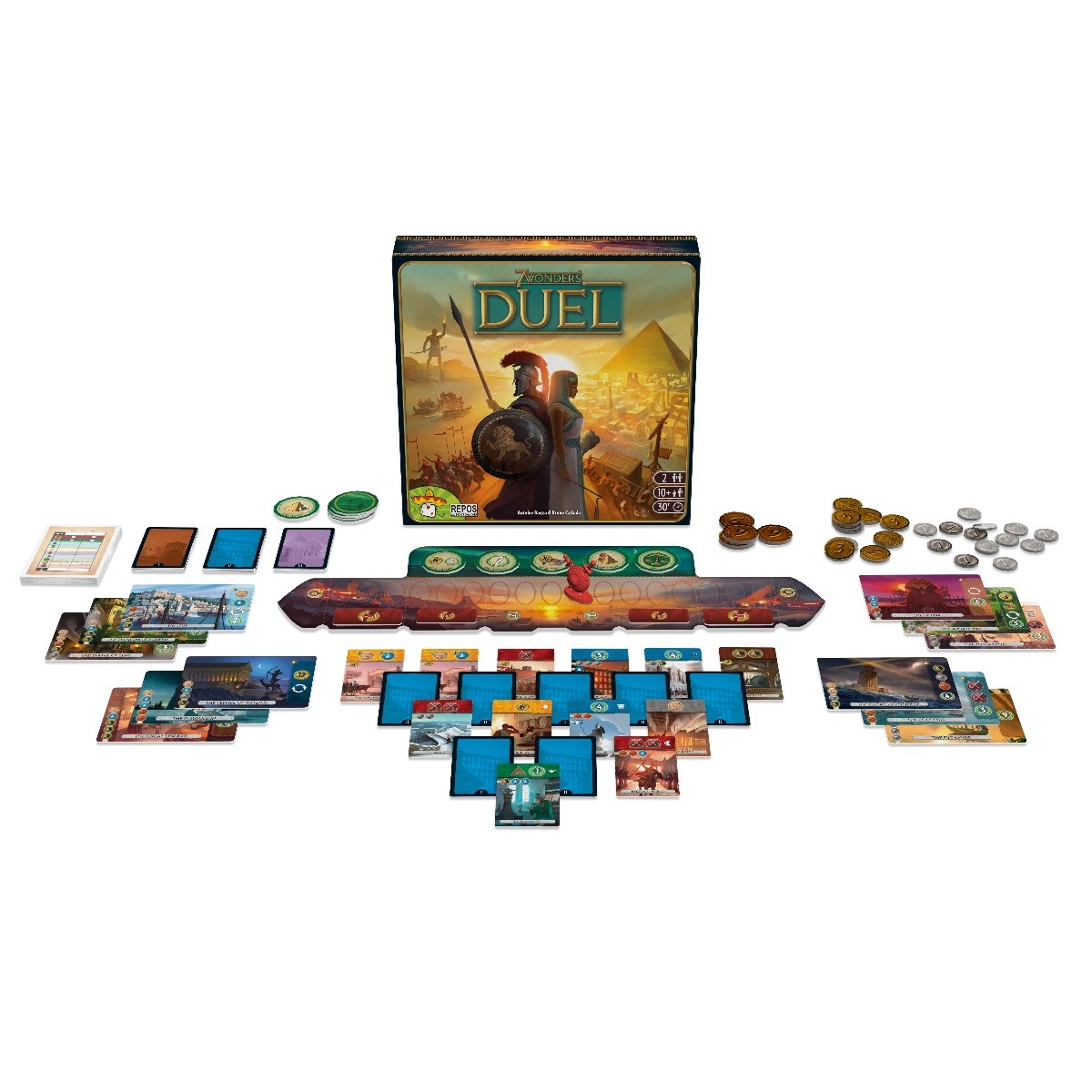Joc de societate 7 Wonders Duel, limba romana - 1 | YEO