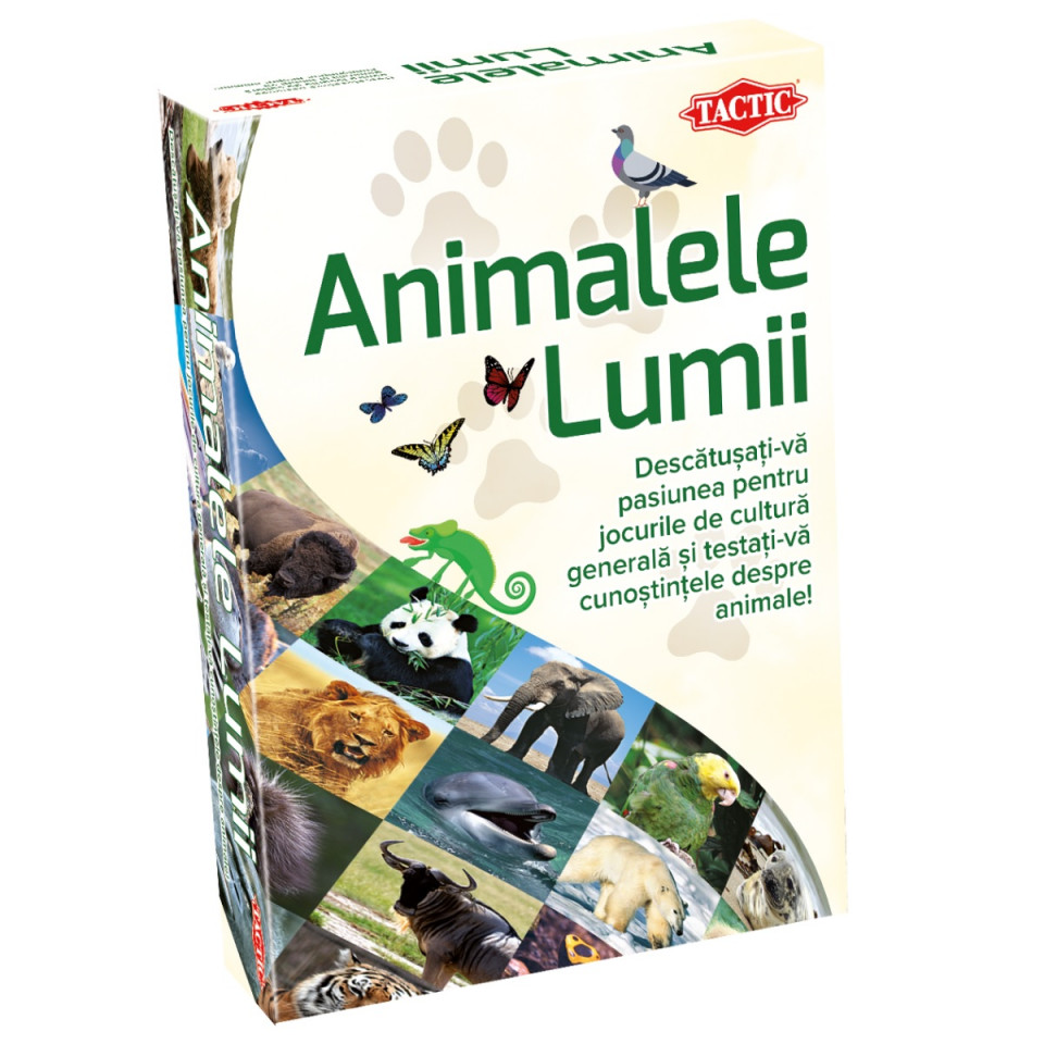 Joc educativ Animalele lumii