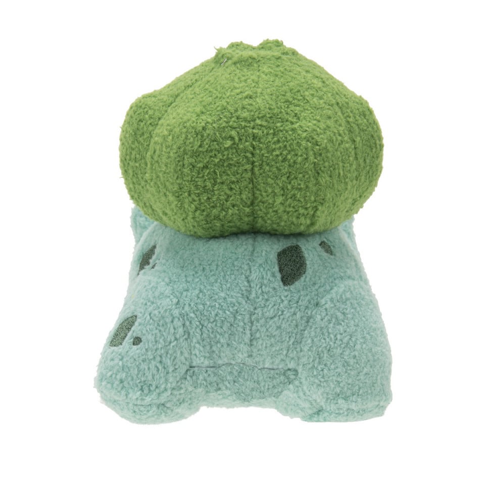 Jucarie de plus Pokemon, model Bulbasaur adormit, 13 cm - 3 | YEO