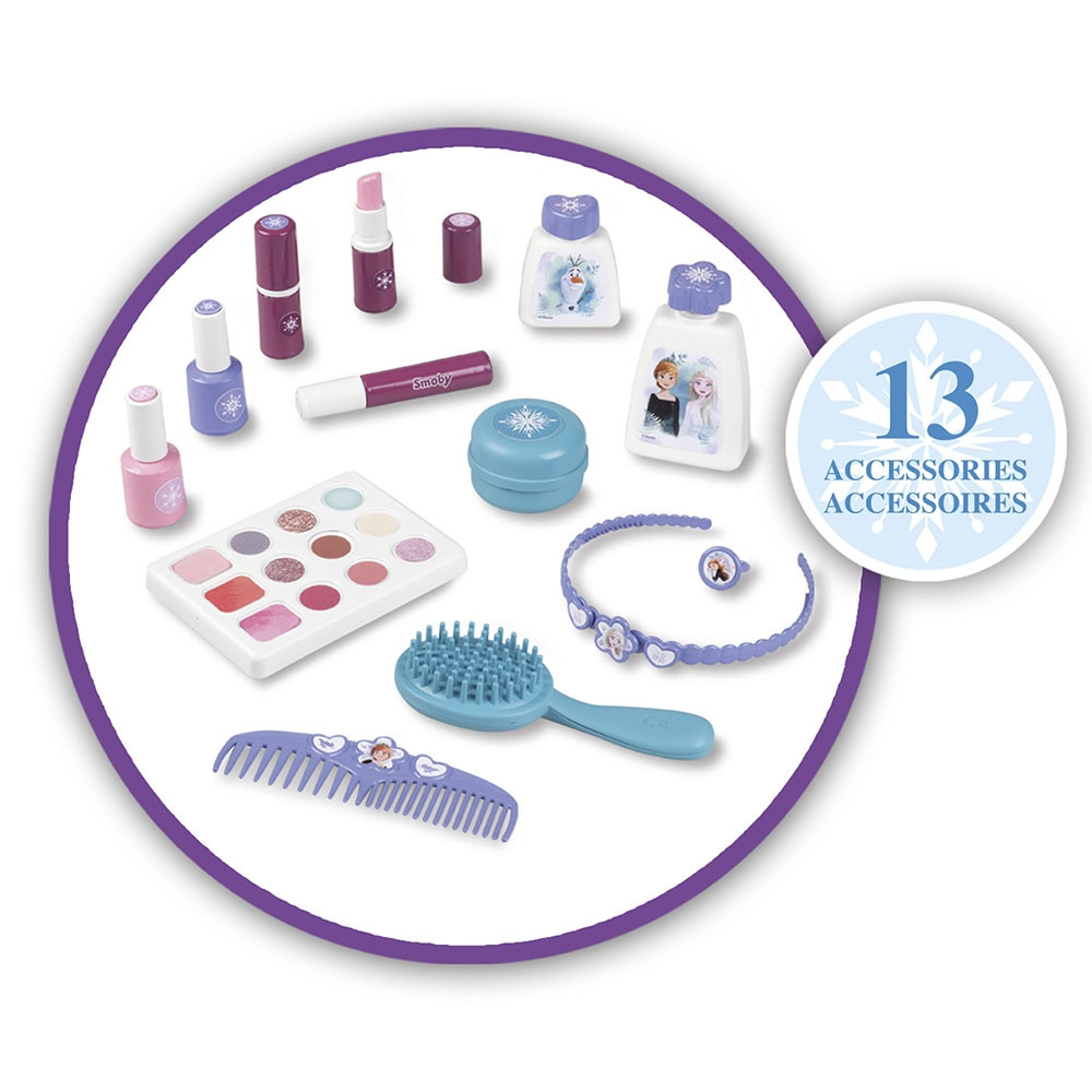 Jucarie Smoby Gentuta cosmetica Frozen Beauty Vanity cu accesorii - 2 | YEO