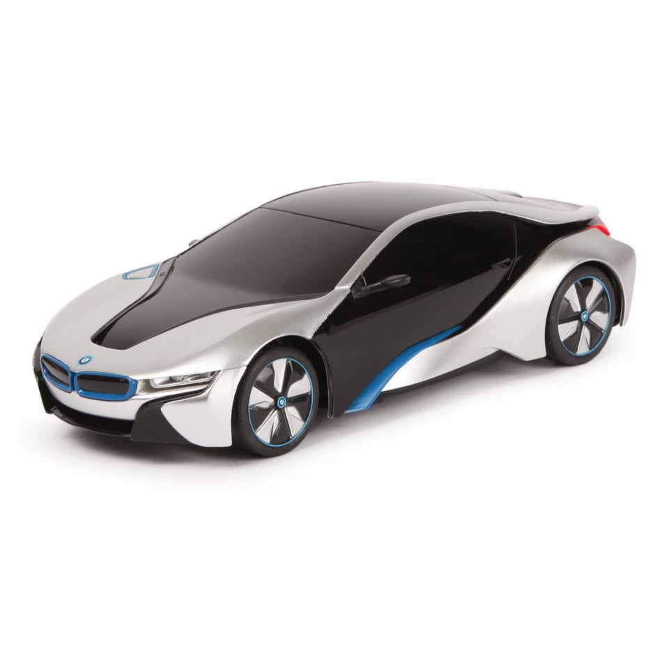 Masina Cu Telecomanda Bmw I8 Argintie Scara 1 La 24 - 2 | YEO