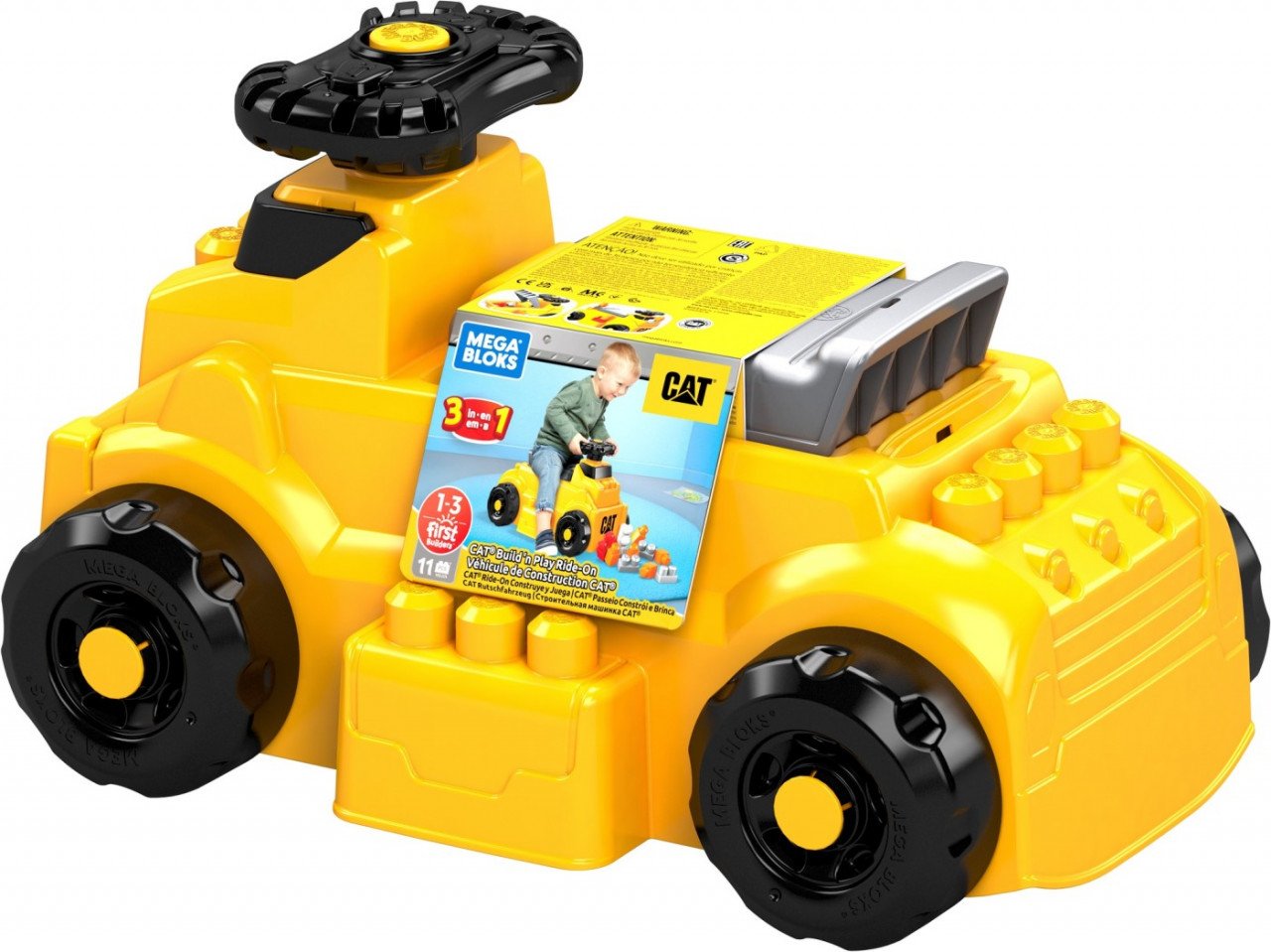 Mega Bloks Vehicul De Construit Cat 10 Piese - 3 | YEO