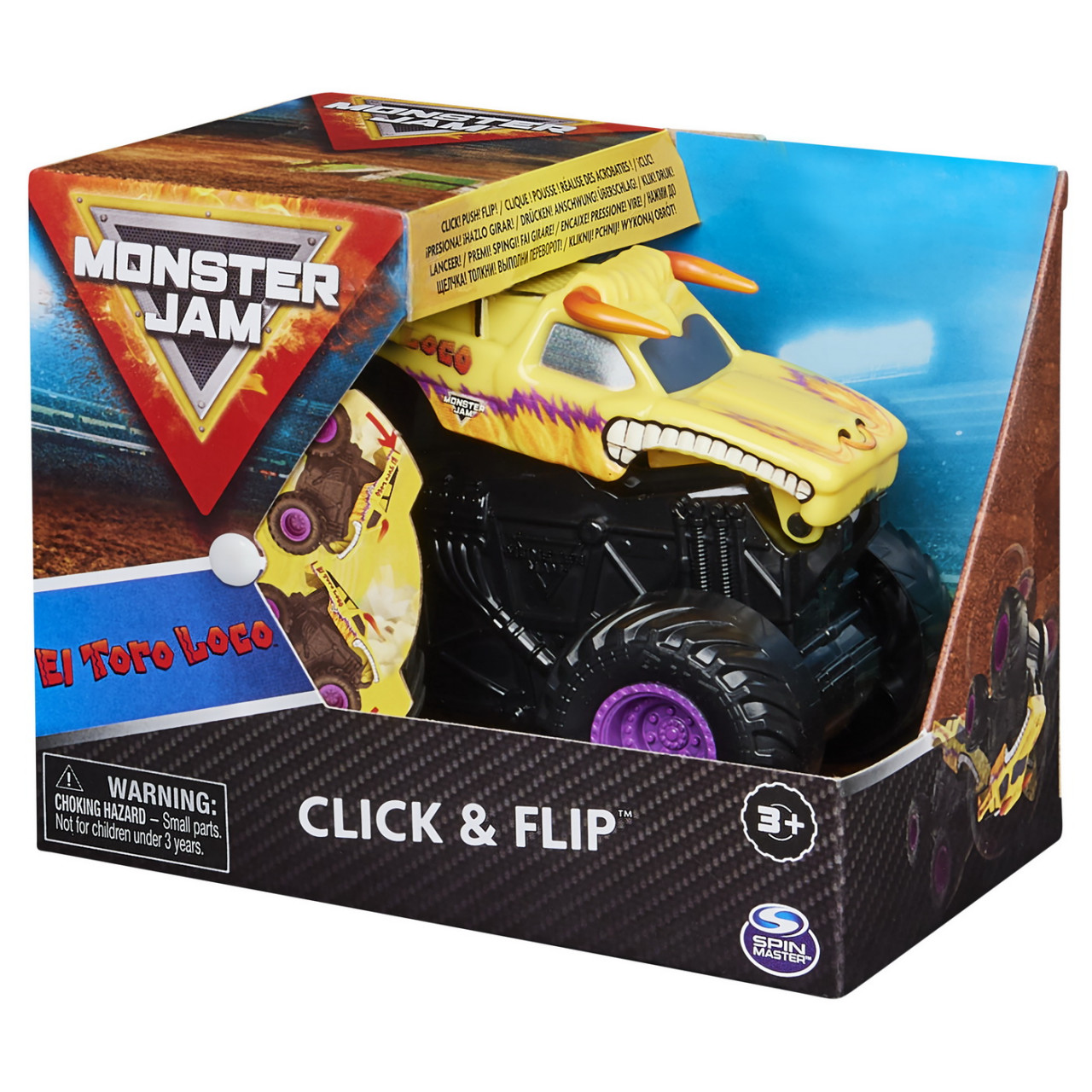 Monster Jam El Toro Loco Seria Click Flip Scara 1 La 43 - 3 | YEO