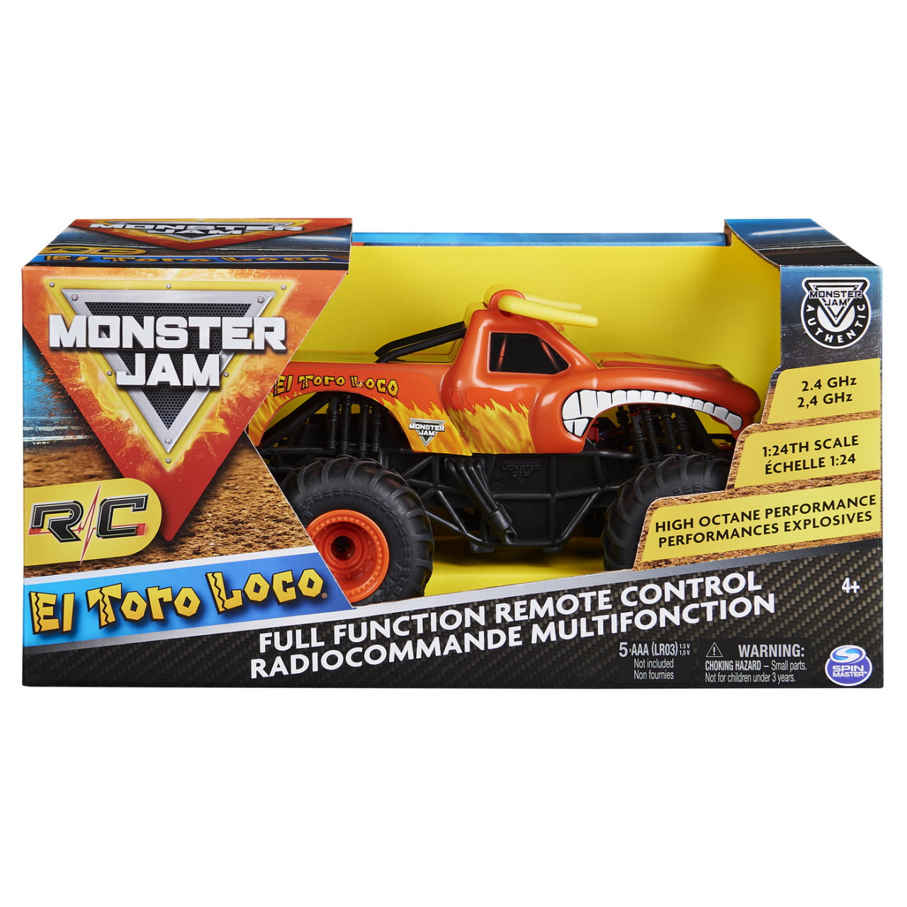 Monster Jam Rc Masinuta El Toro Loco Scara 1:24 - 1 | YEO