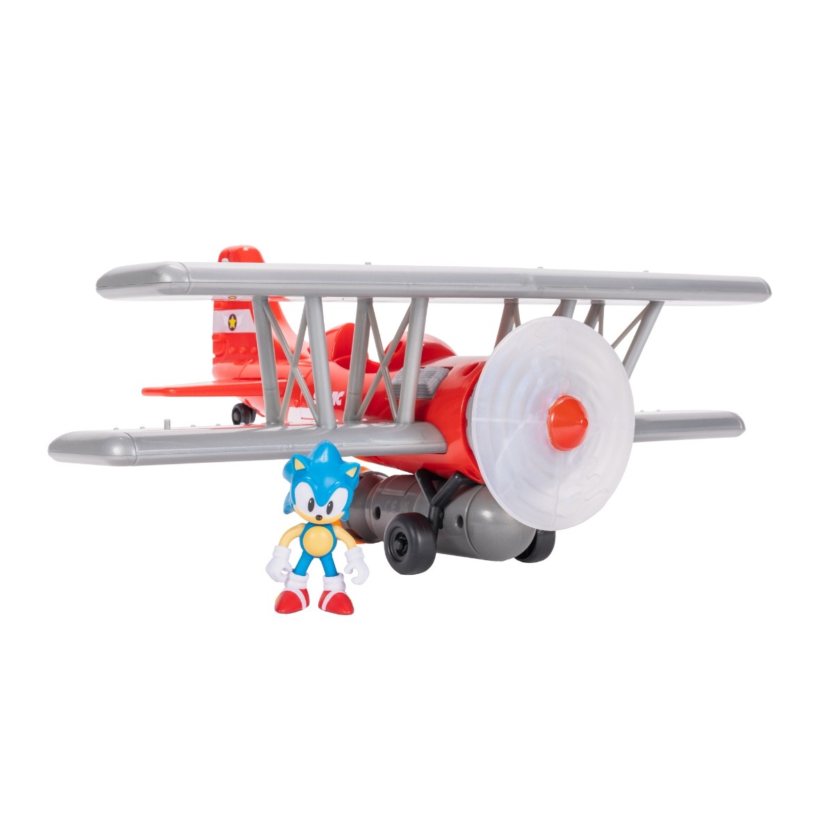 Nintendo Sonic - Set de joaca avion cu lumini si sunete, figurina Sonic inclusa - 1 | YEO