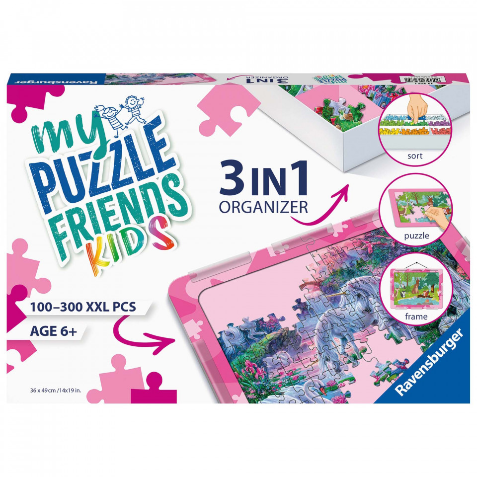 Organizator Roz 3 In 1 Pentru Puzzle - 1 | YEO