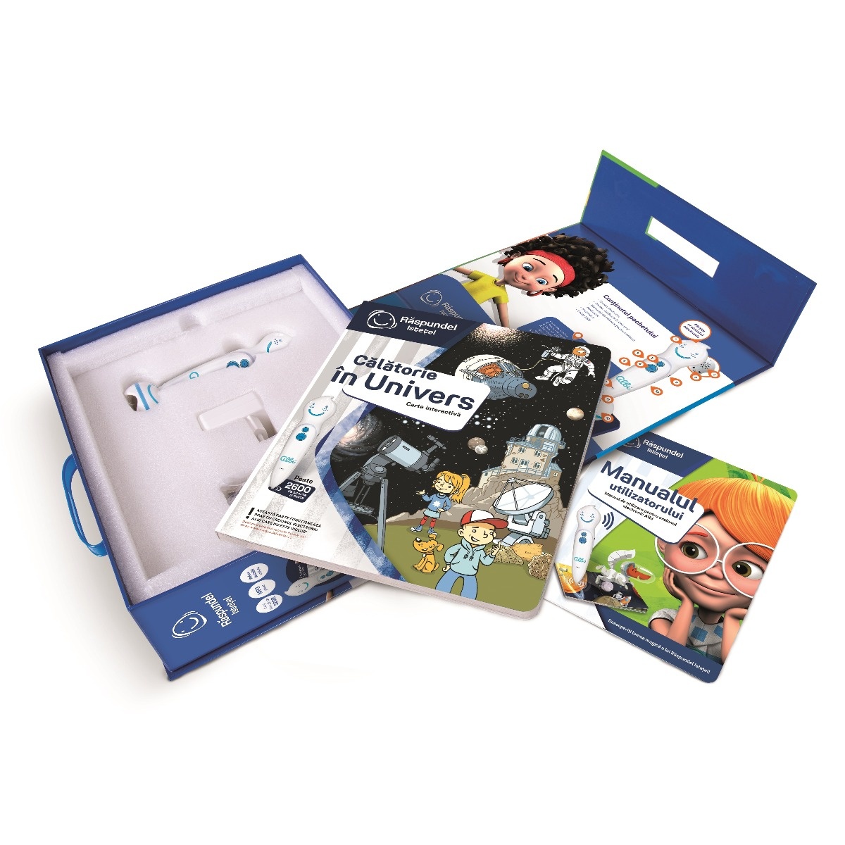 Pachet Raspundel Istetel, creion si carte Calatorie in univers (RESIGILAT) - 1 | YEO