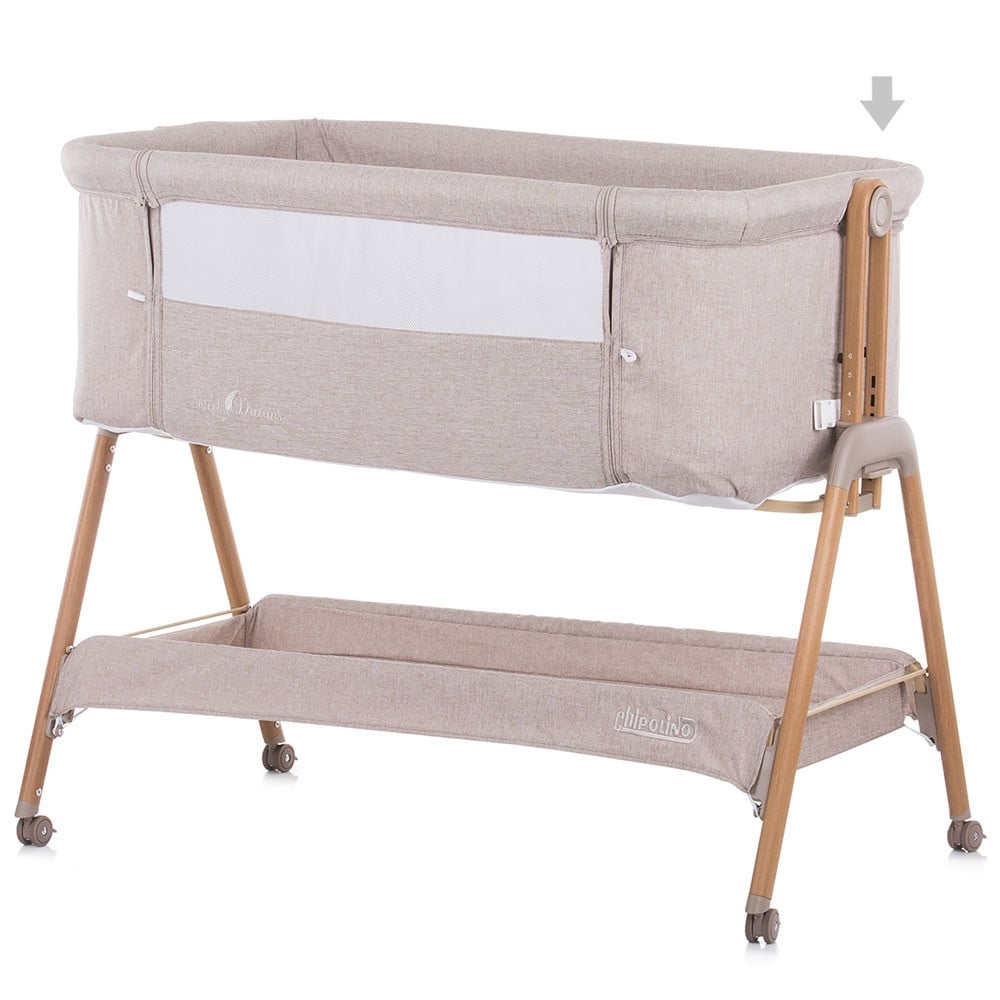 Patut Co-Sleeper Chipolino Sweet Dreams mocca wood - 2 | YEO