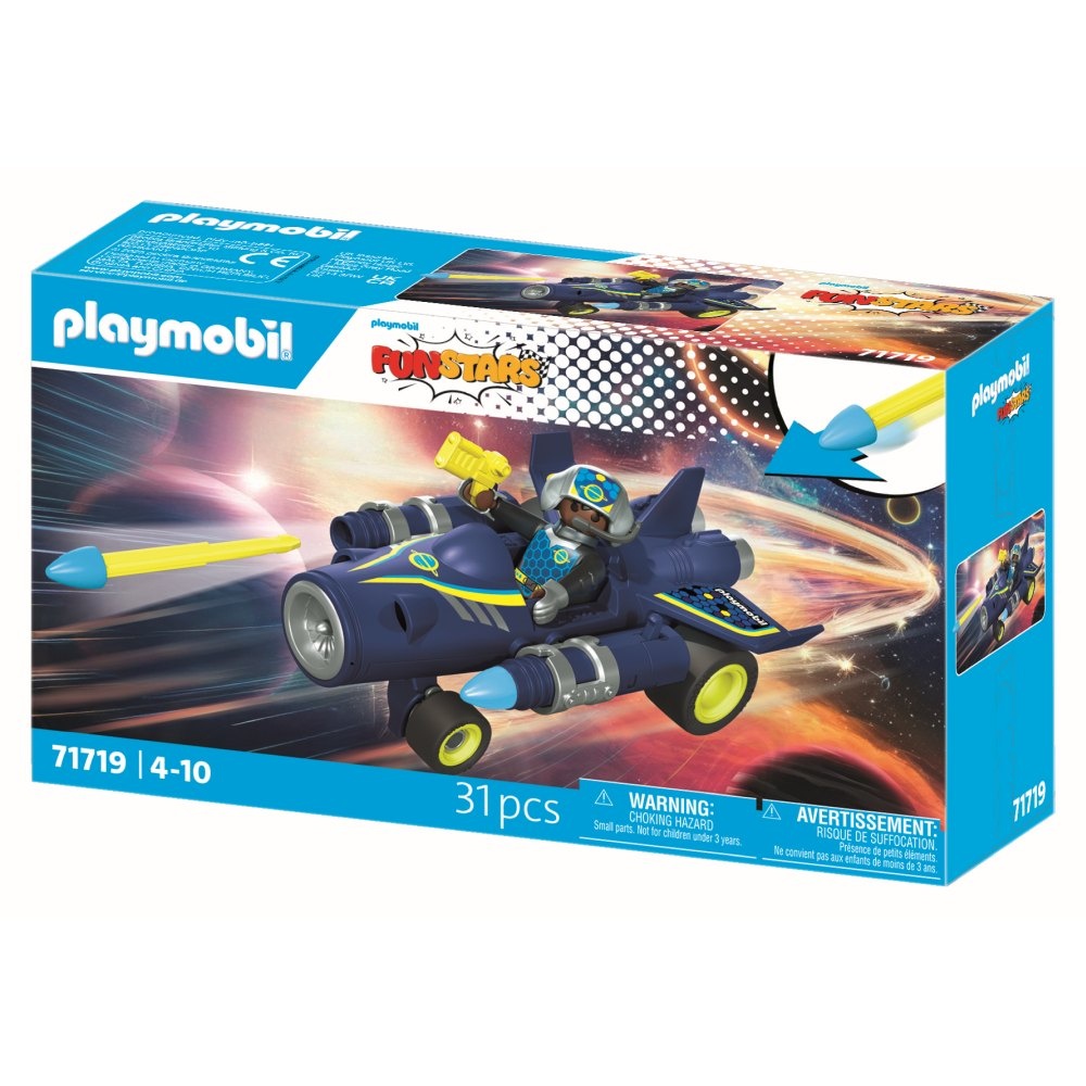 Playmobil - Jucarie de rol Cursa cu naveta spatiala - 2 | YEO