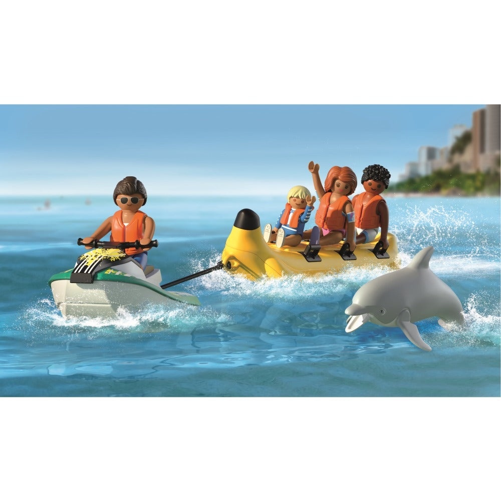 Playmobil - Jucarie de rol Plimbare pe mare cu banana - 3 | YEO