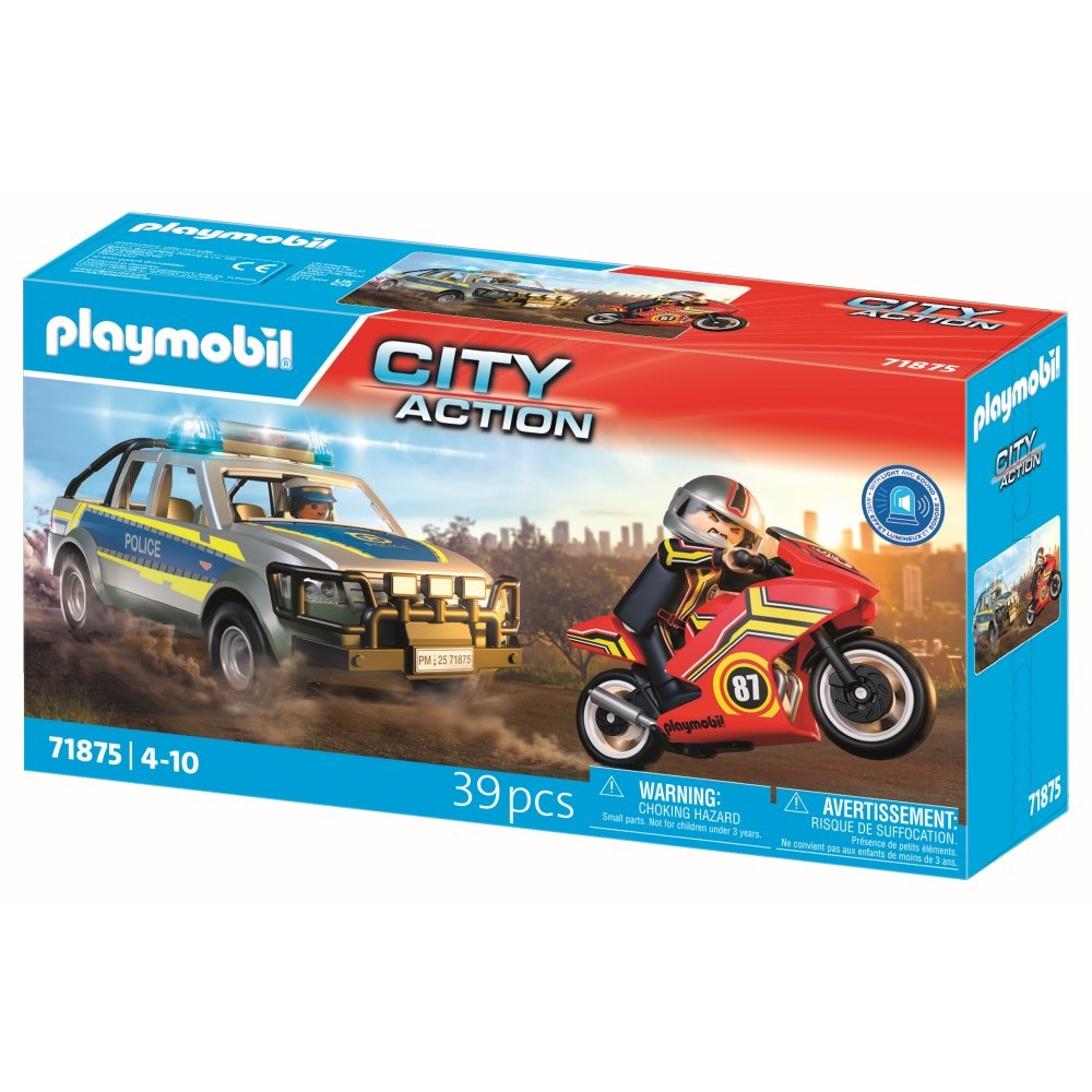 Playmobil - Jucarie de rol Politia in urmarire - 2 | YEO