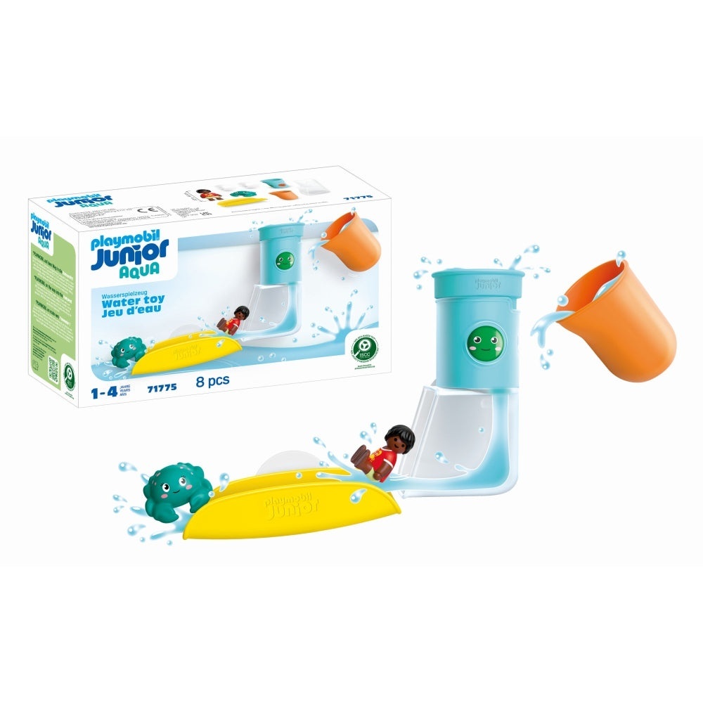 Playmobil - Junior Aqua dezvoltare prin joaca Rezervor de apa cu tobogan