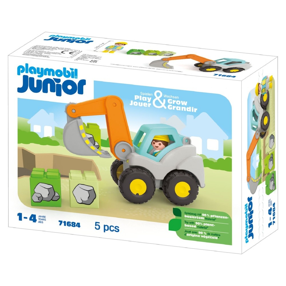 Playmobil Junior - Excavator cu brat mobil - 2 | YEO