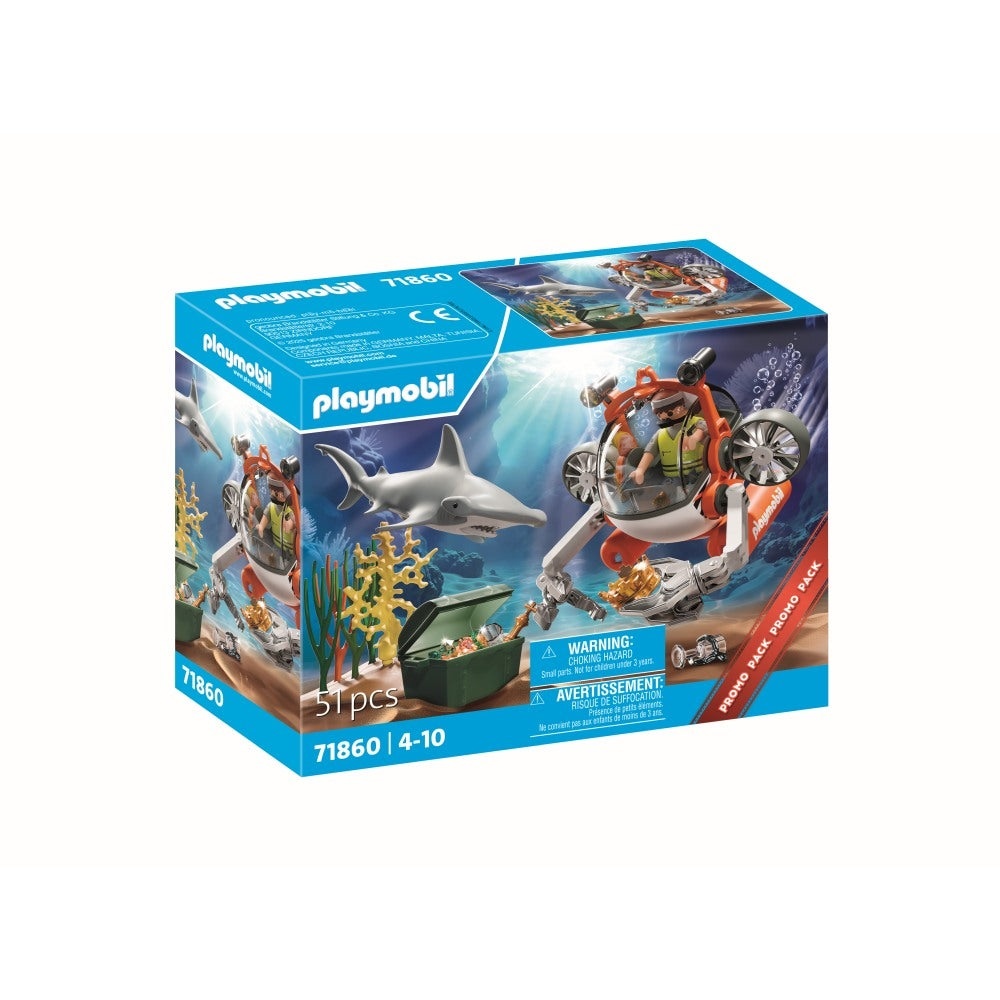 Playmobil - Promo Pack vanatoarea comorii cu submarin - 1 | YEO