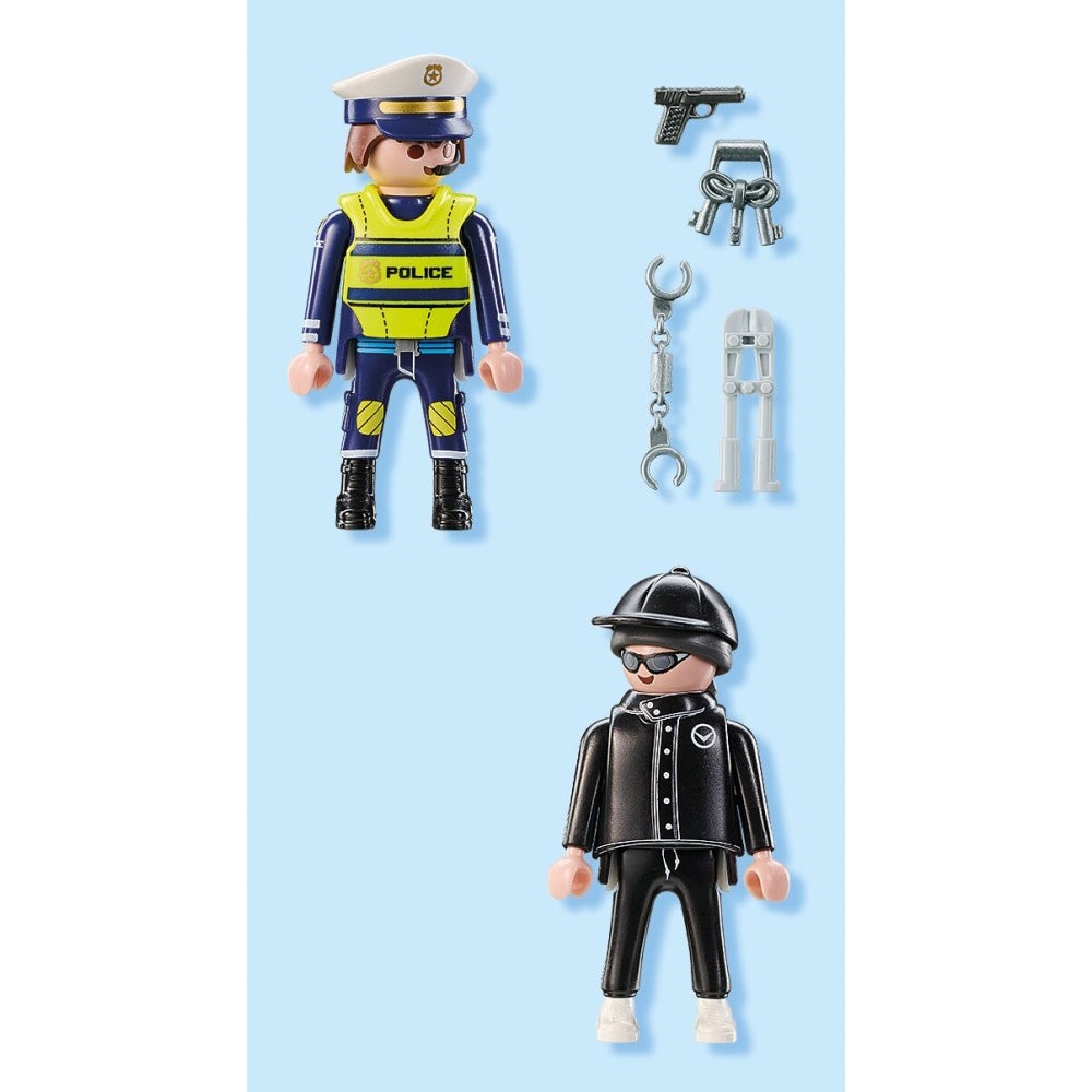 Playmobil - Set 2 figurine Politist si hot - 4 | YEO