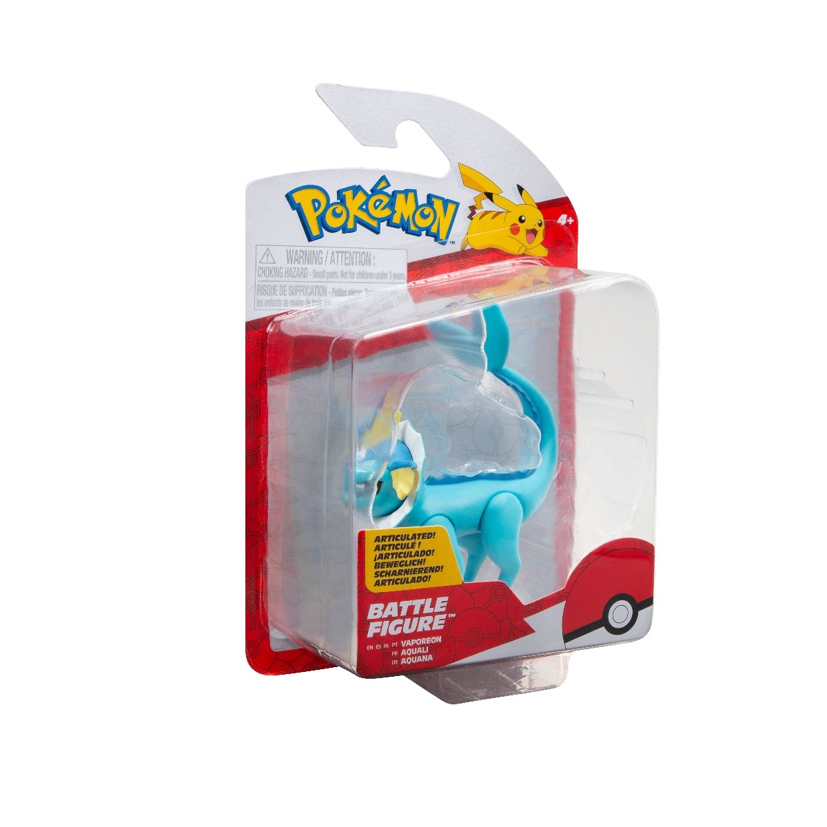 Pokemon - Figurina de actiune, Vaporeon, S15 - 3 | YEO