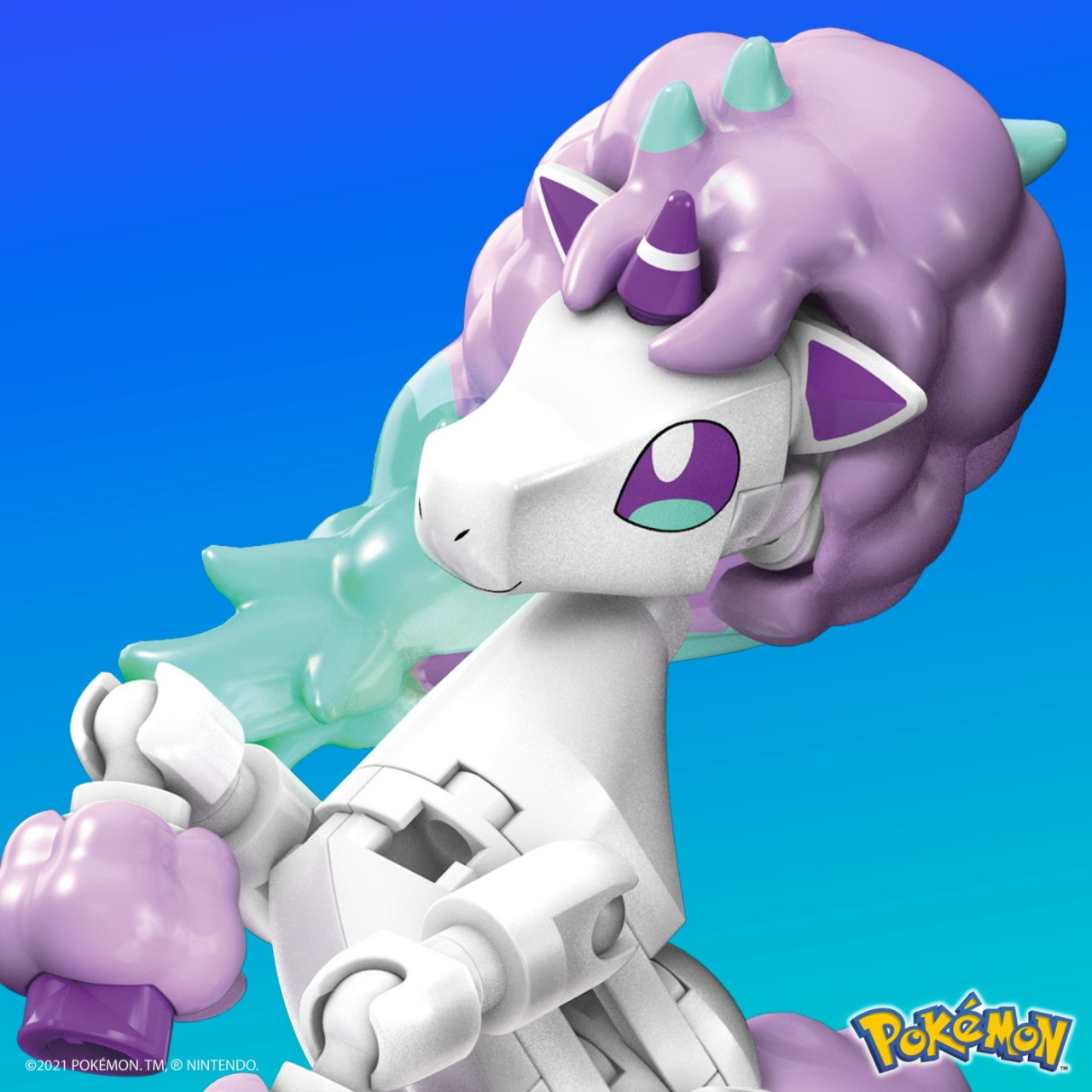 Pokemon Mega Construx Galarian Ponyta - 3 | YEO