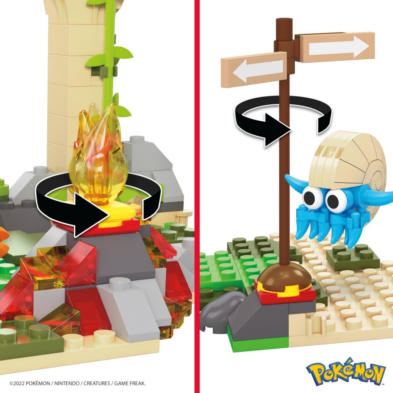 Pokemon Mega Construx Ruinele Junglei - 3 | YEO