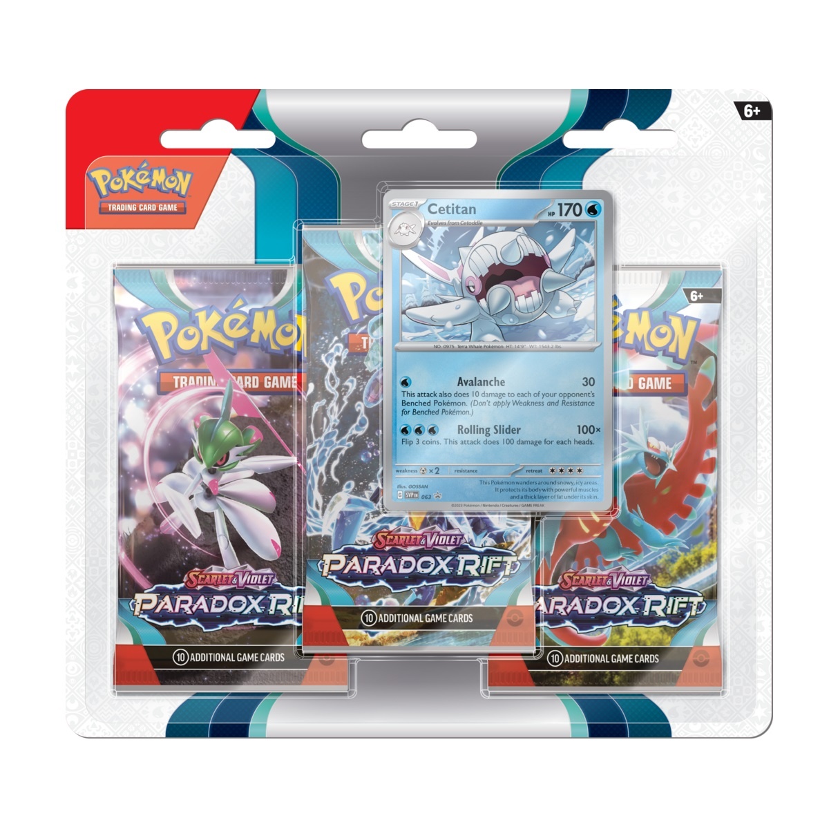 Pokemon TCG: SV04 - 3 Blister Booster - 1 | YEO