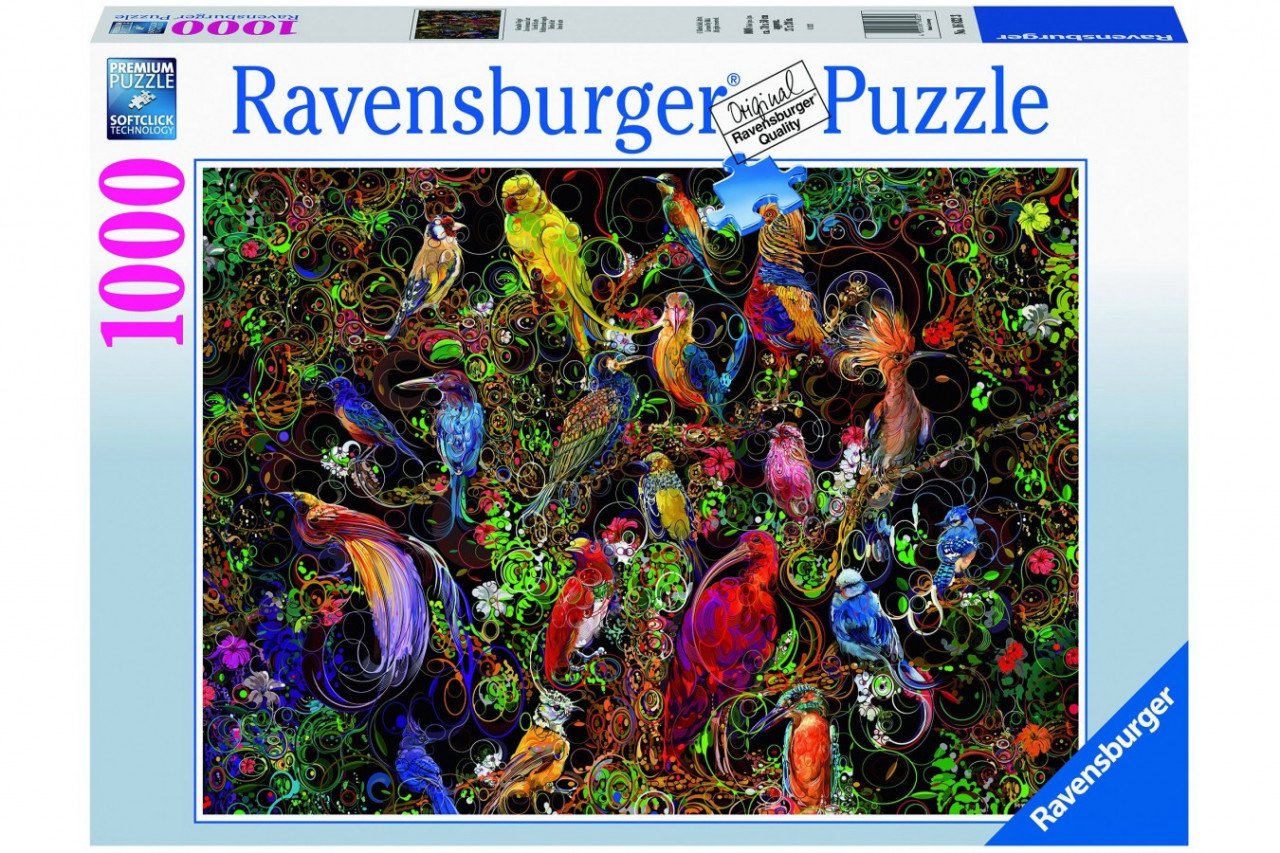 Puzzle Arta Pasarilor, 1000 Piese