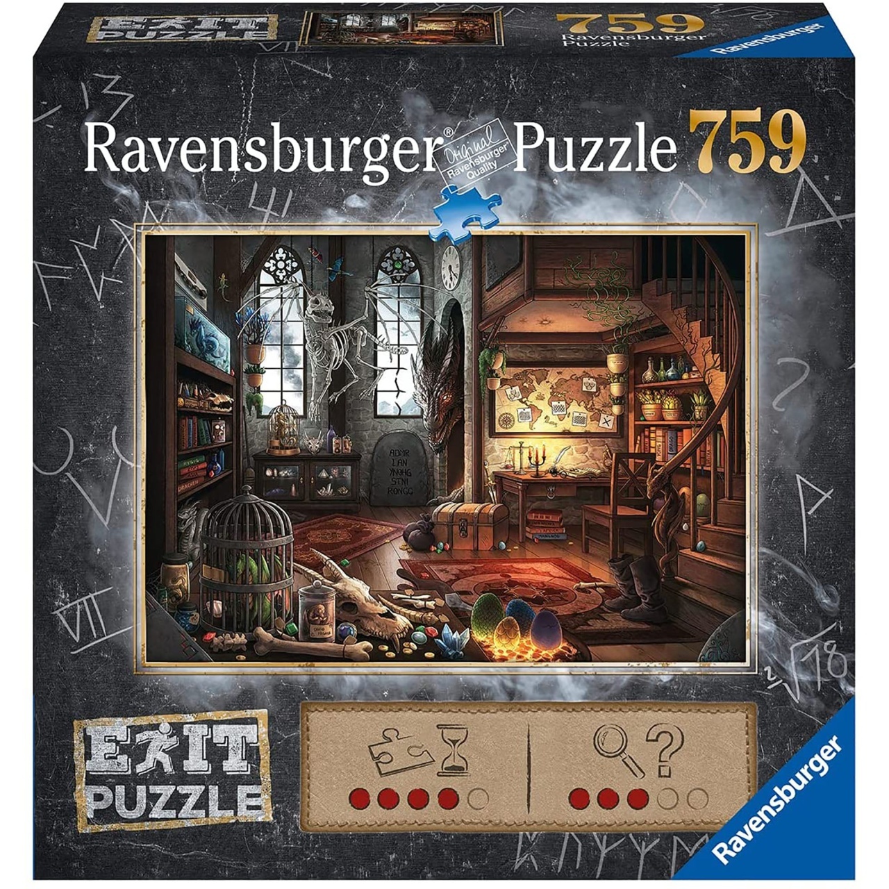Puzzle Exit 5: Laboratorul Vrajitorului, 759 Piese