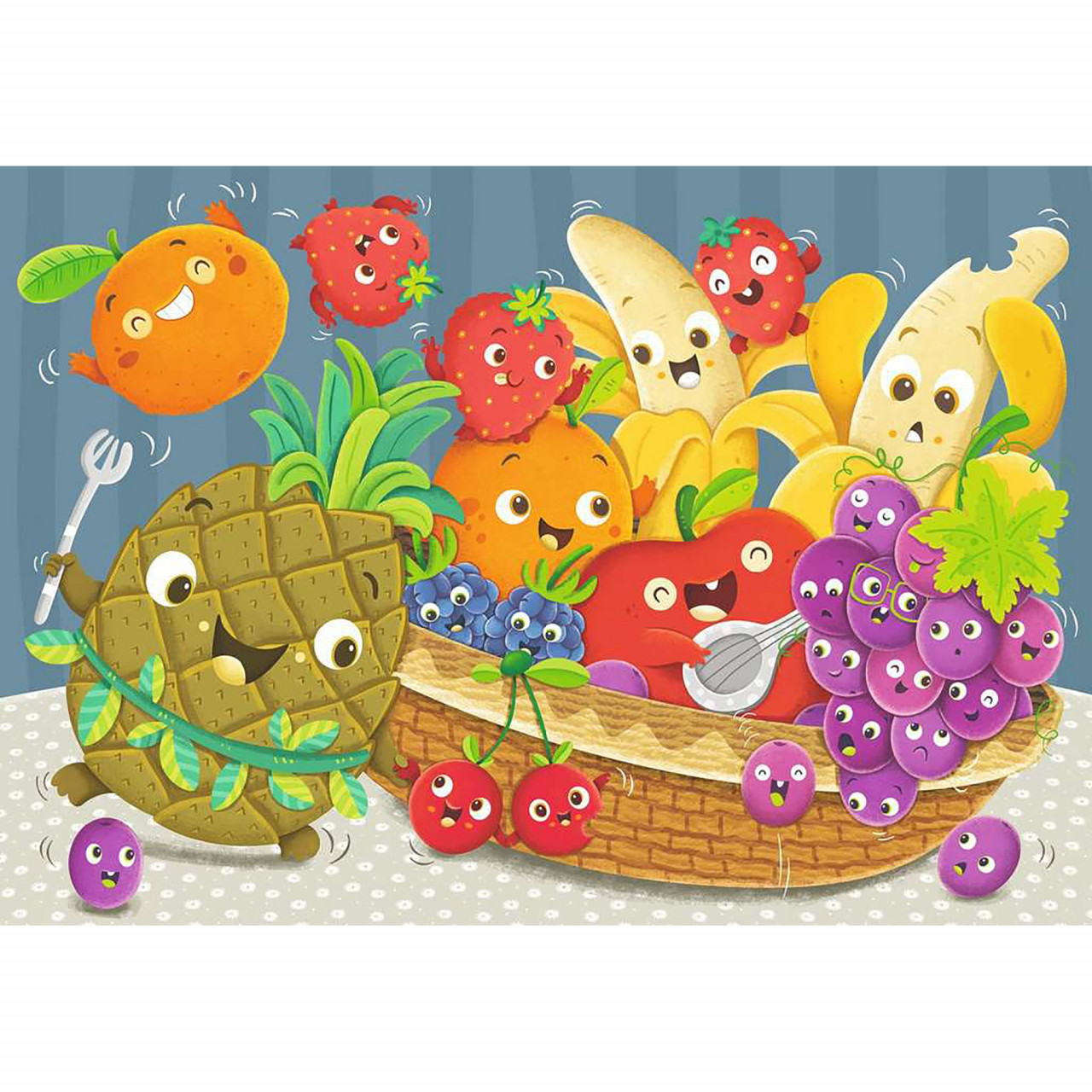 Puzzle Fructe, 2X24 Piese - 1 | YEO