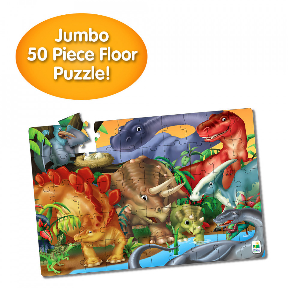 Puzzle Mare De Podea - Dinozauri - 4 | YEO