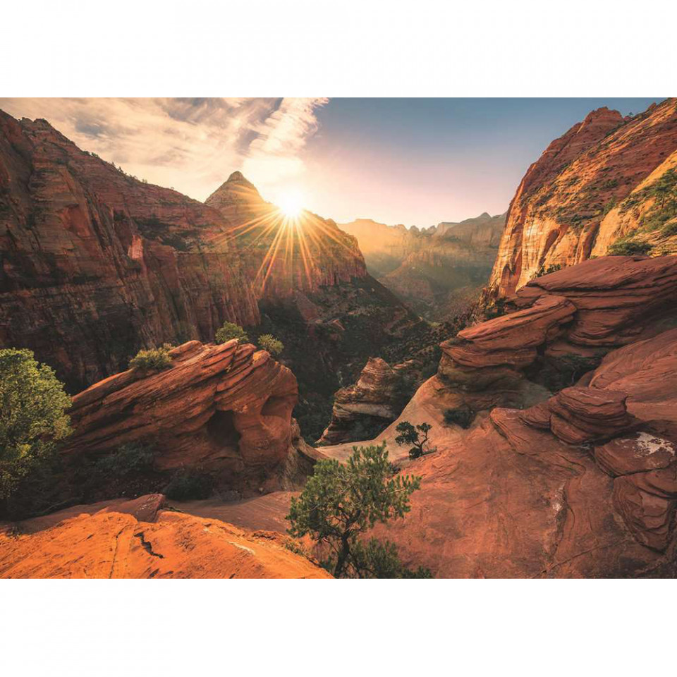 Puzzle Parcul National Zion Sua, 1000 Piese - 2 | YEO