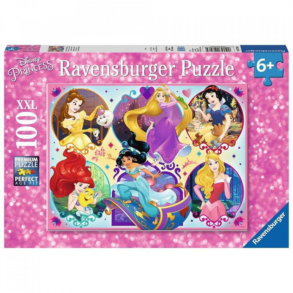 Puzzle Printesele Disney, 100 Piese