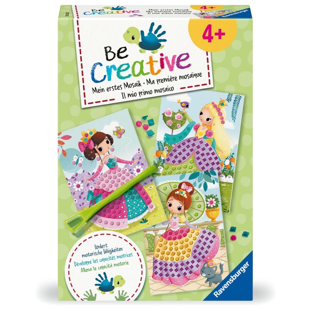 Ravensburger - Be Creative Set midi de creatie mozaic printese - 2 | YEO