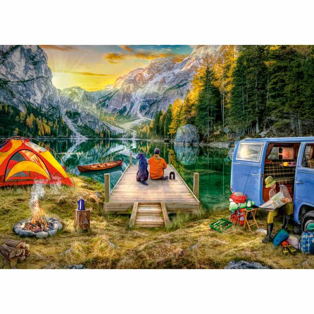 Ravensburger - Puzzle camping 1000 piese design nou - 1 | YEO