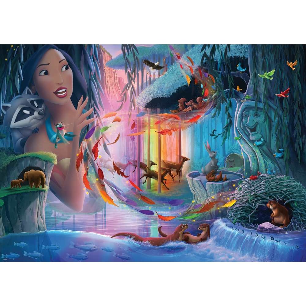 Ravensburger - Puzzle colectia de castele Disney Pocahontas 1000 piese - 2 | YEO