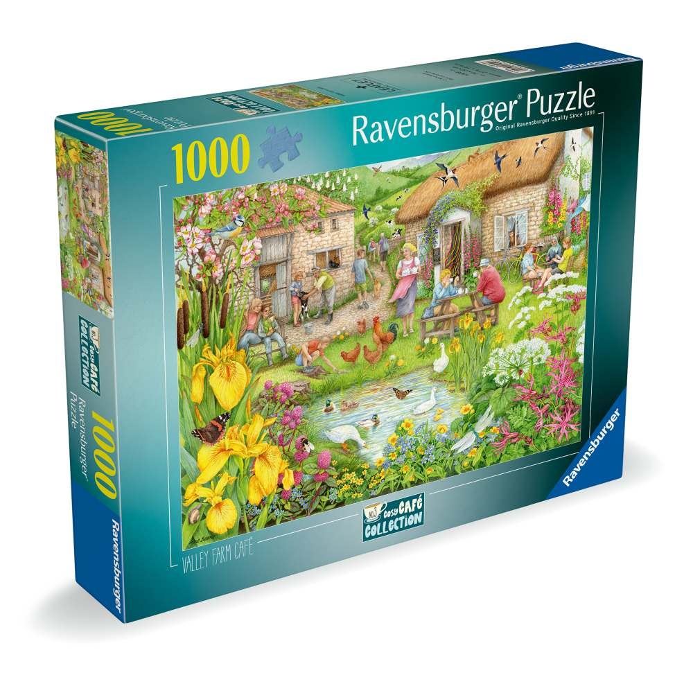 Ravensburger - Puzzle de colectie cafeneaua de la ferma 1000 piese - 1 | YEO
