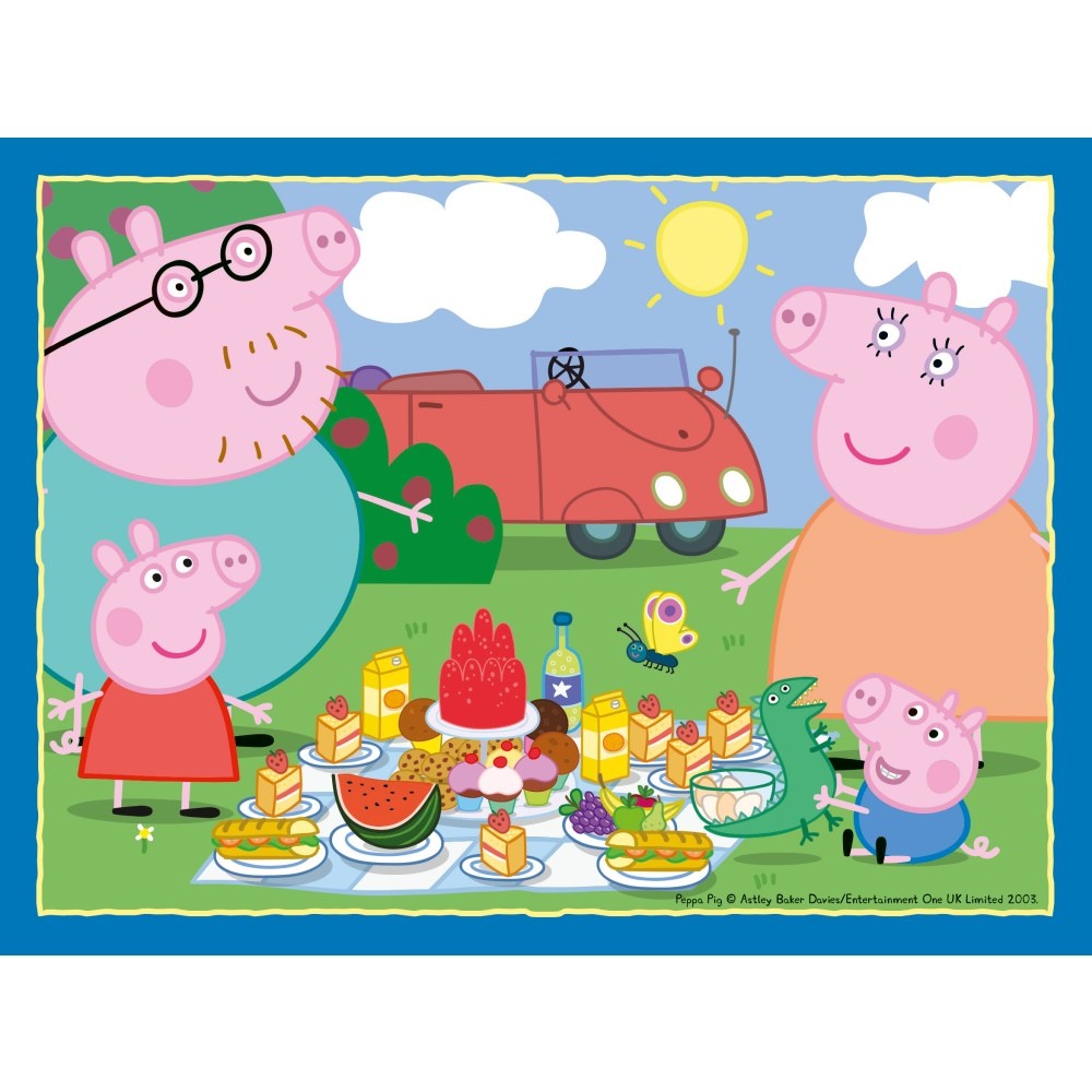 Ravensburger - Puzzle Peppa Pig 4 buc in cutie 12 16 20 24 piese - 3 | YEO