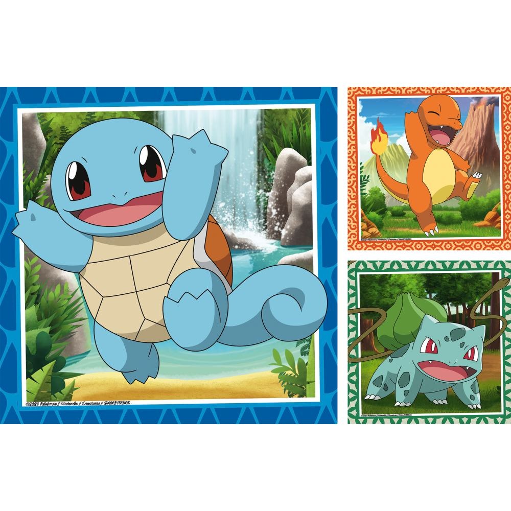 Ravensburger - Puzzle personaje Pokemon 3x49 piese - 2 | YEO