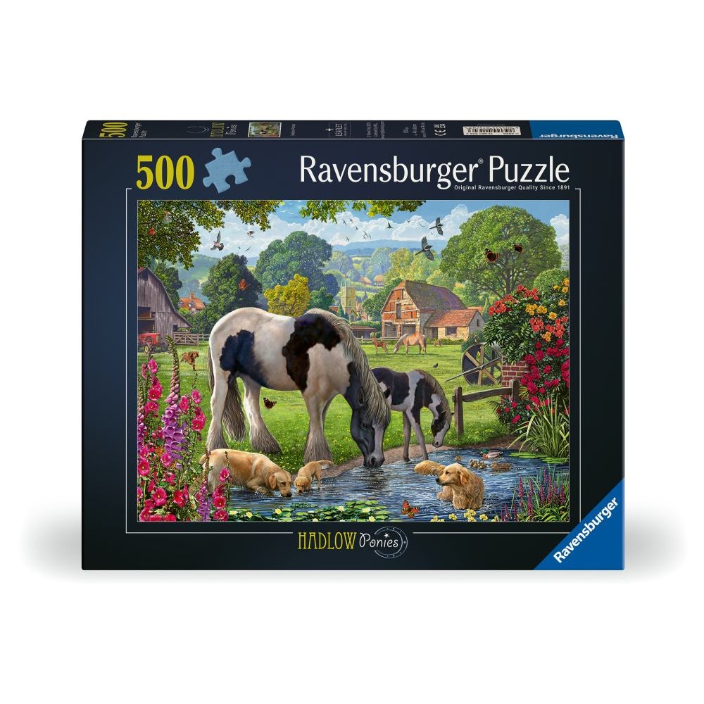 Ravensburger - Puzzle Poneii din Hadlow 500 piese - 1 | YEO