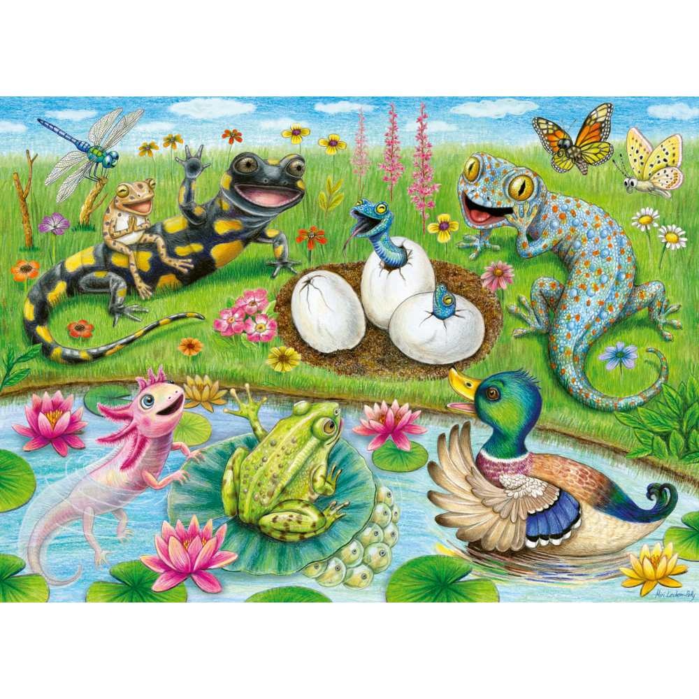Ravensburger - Puzzle puiuti care ies din oua 60 piese - 2 | YEO