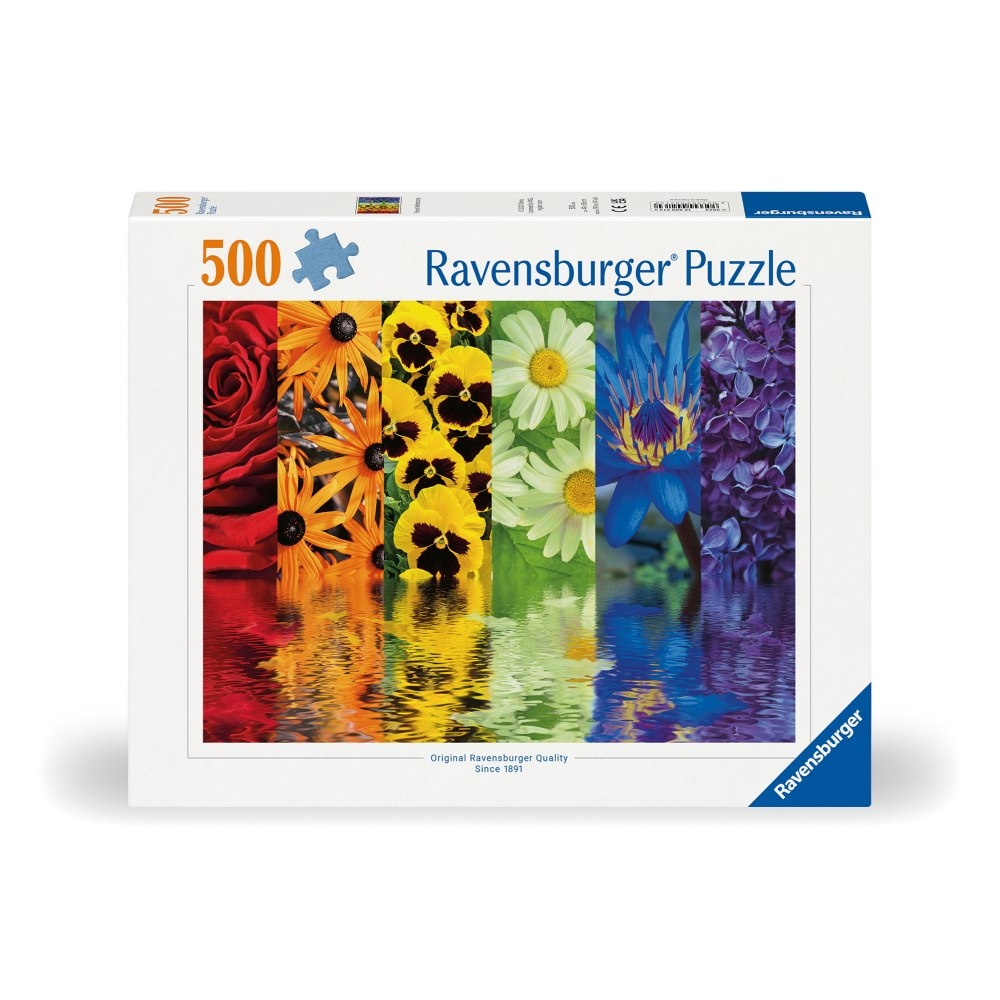 Ravensburger - Puzzle reflexia florilor 500 piese design nou