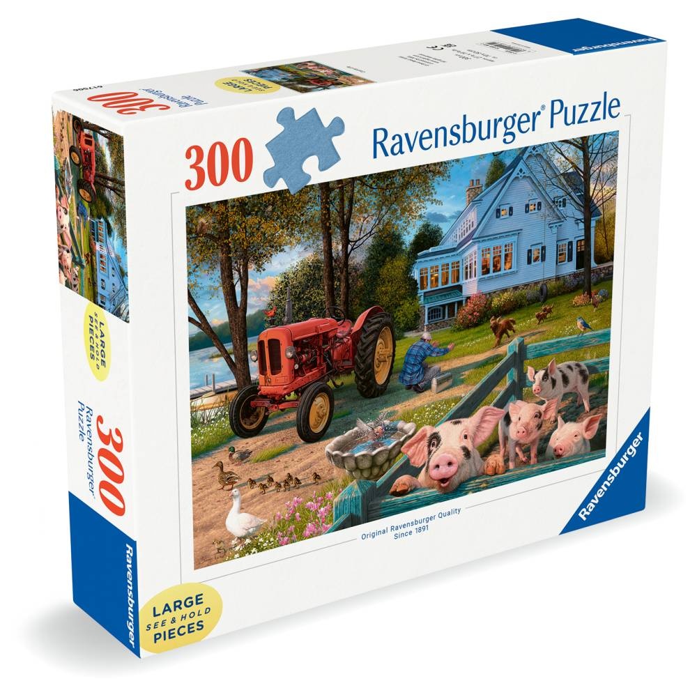 Ravensburger - Puzzle viata la tara 300 piese mari - 1 | YEO