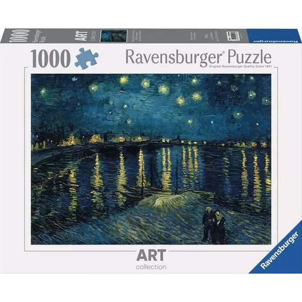 Ravensburger - Puzzle Vincent Van Gogh noapte instelata 1000 piese design nou