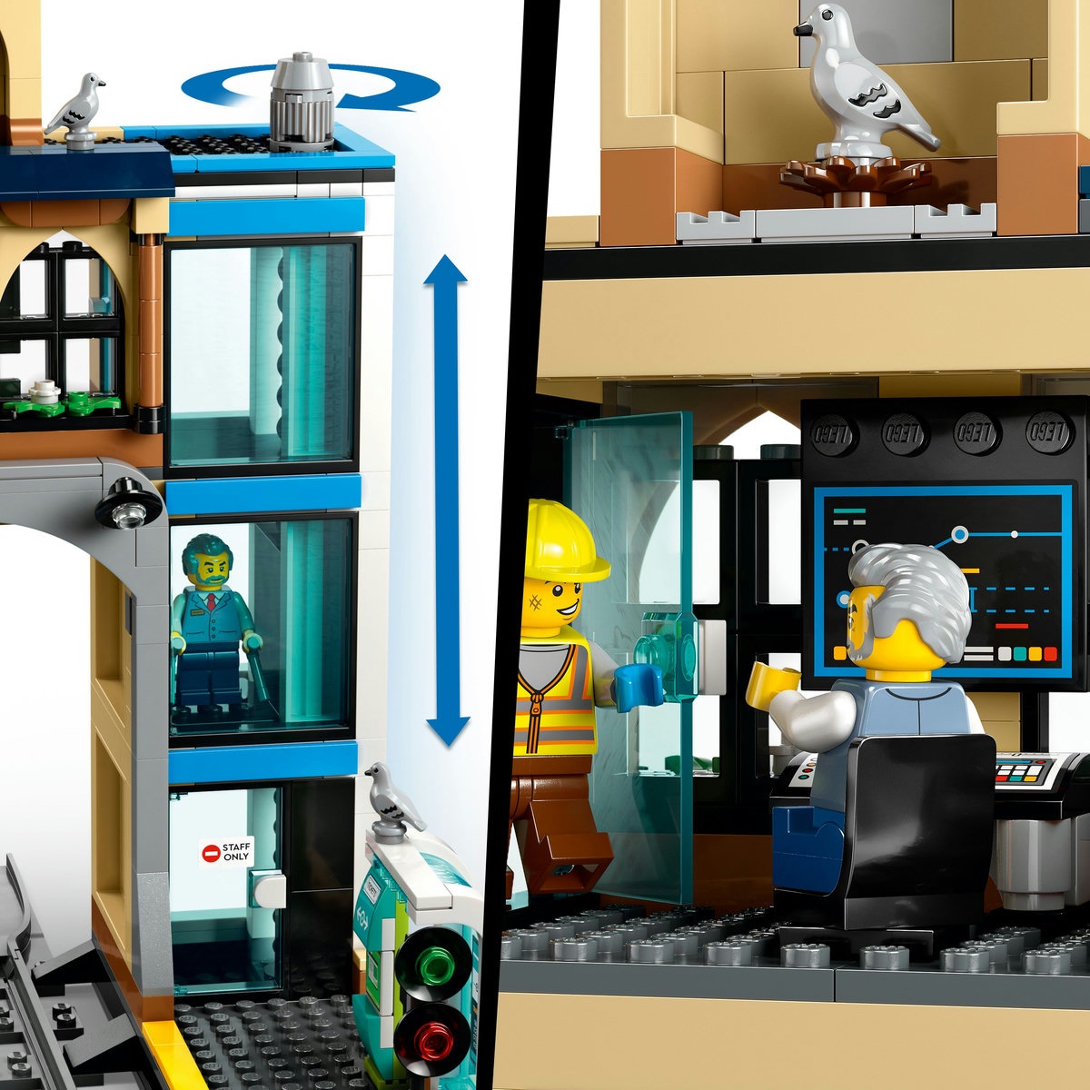 Set LEGO City - Gara centrală (60469) - 3 | YEO